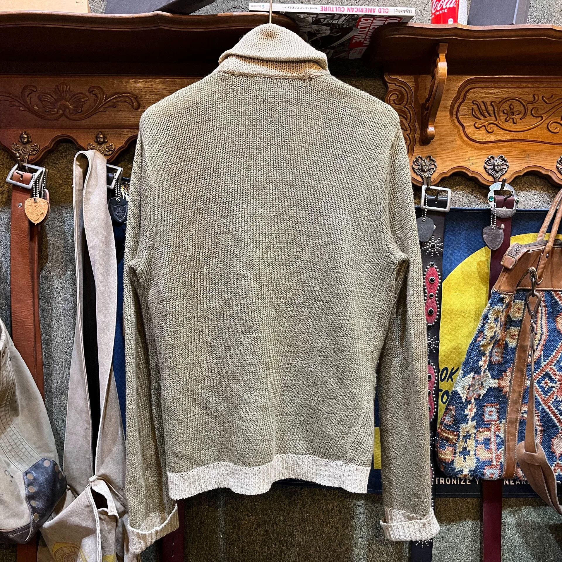 RRL Ralph Lauren RRL Linen Sweater Jacket by Ralph Lauren Size US M / EU 48-50 / 2 - 2 Thumbnail