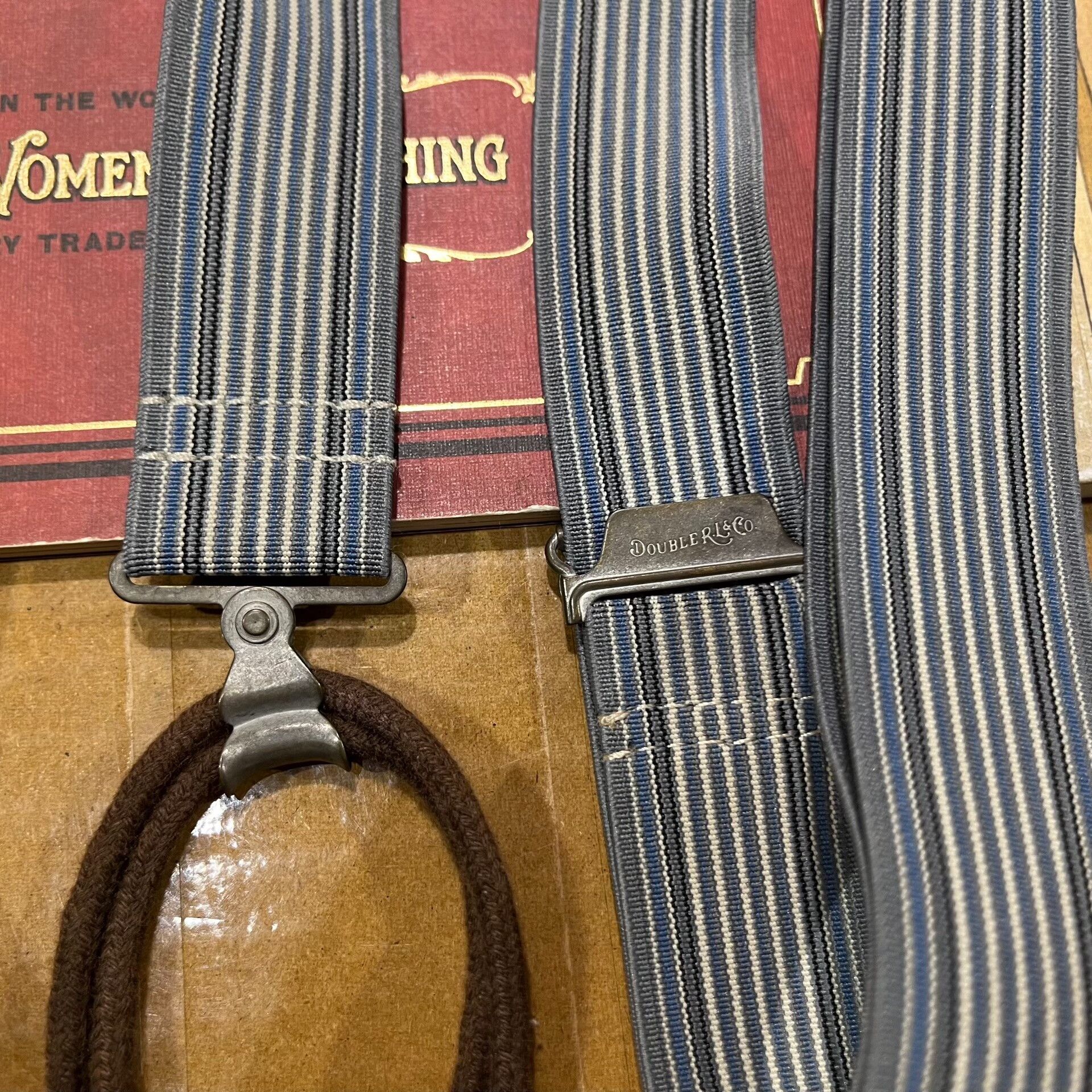 RRL Ralph Lauren RRL Vintage Striped Suspenders by Ralph Lauren Size ONE SIZE - 4 Thumbnail