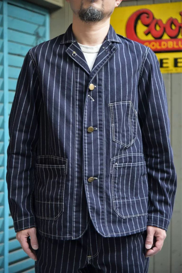 Freewheelers Striped Freewheelers Work Jacket Size US M / EU 48-50 / 2 - 4 Thumbnail