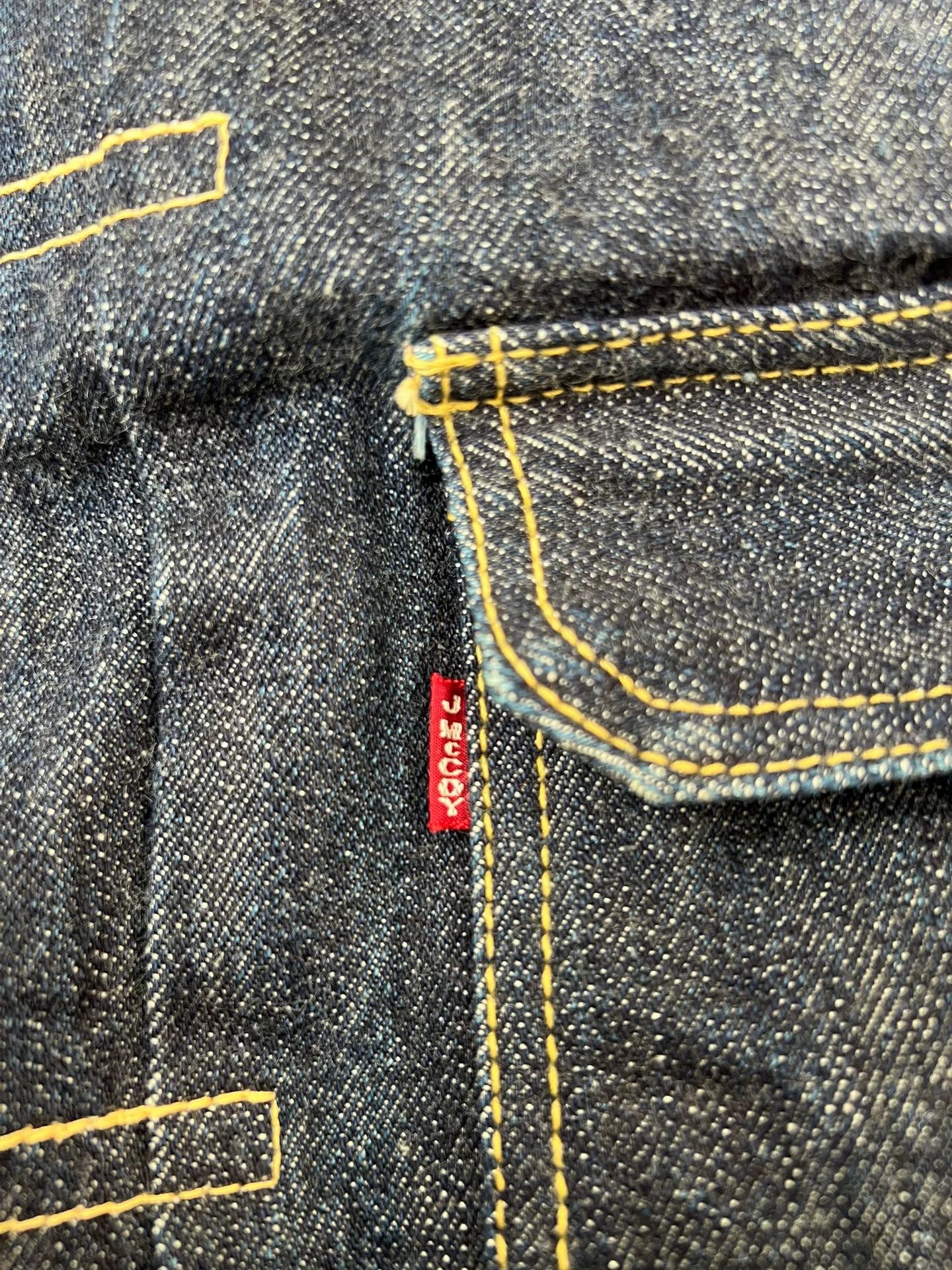 The Real McCoy's Joe McCoy Vintage Denim Jacket Size US XXL / EU 58 / 5 - 3 Thumbnail