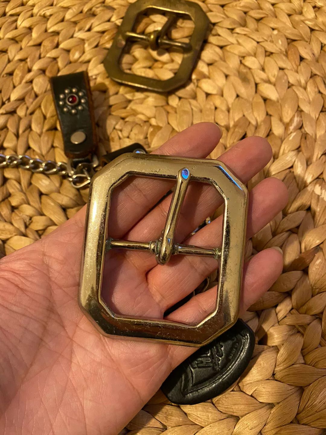 TOYS McCOY HTC Antique Brass Belt Buckle Size ONE SIZE - 3 Thumbnail