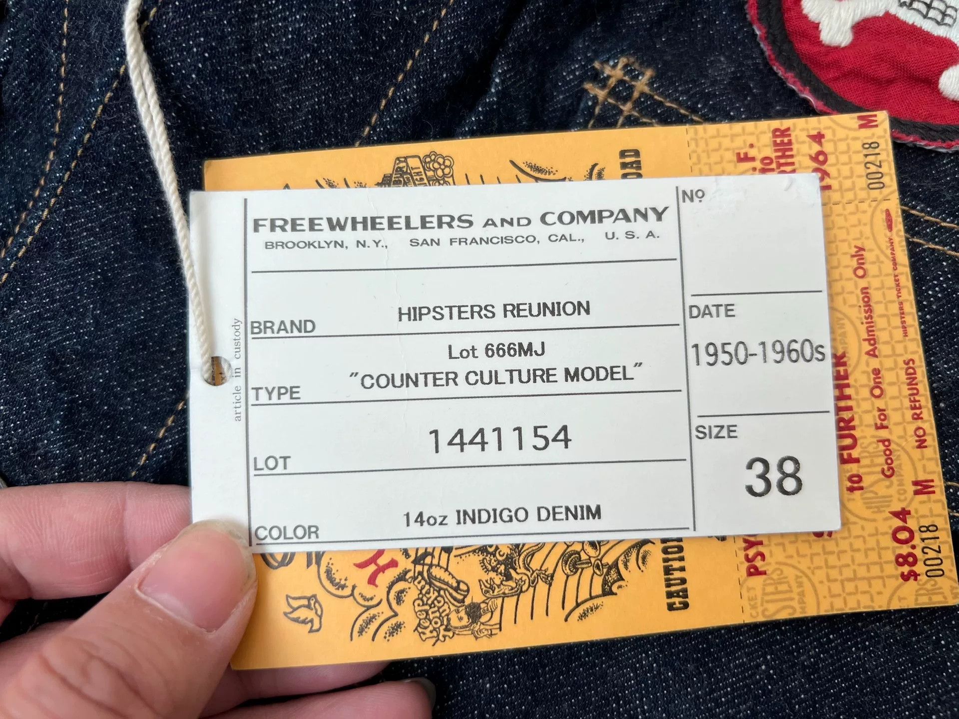 Freewheelers Freewheelers Denim Jacket Model 666MJ Size US M / EU 48-50 / 2 - 9 Thumbnail