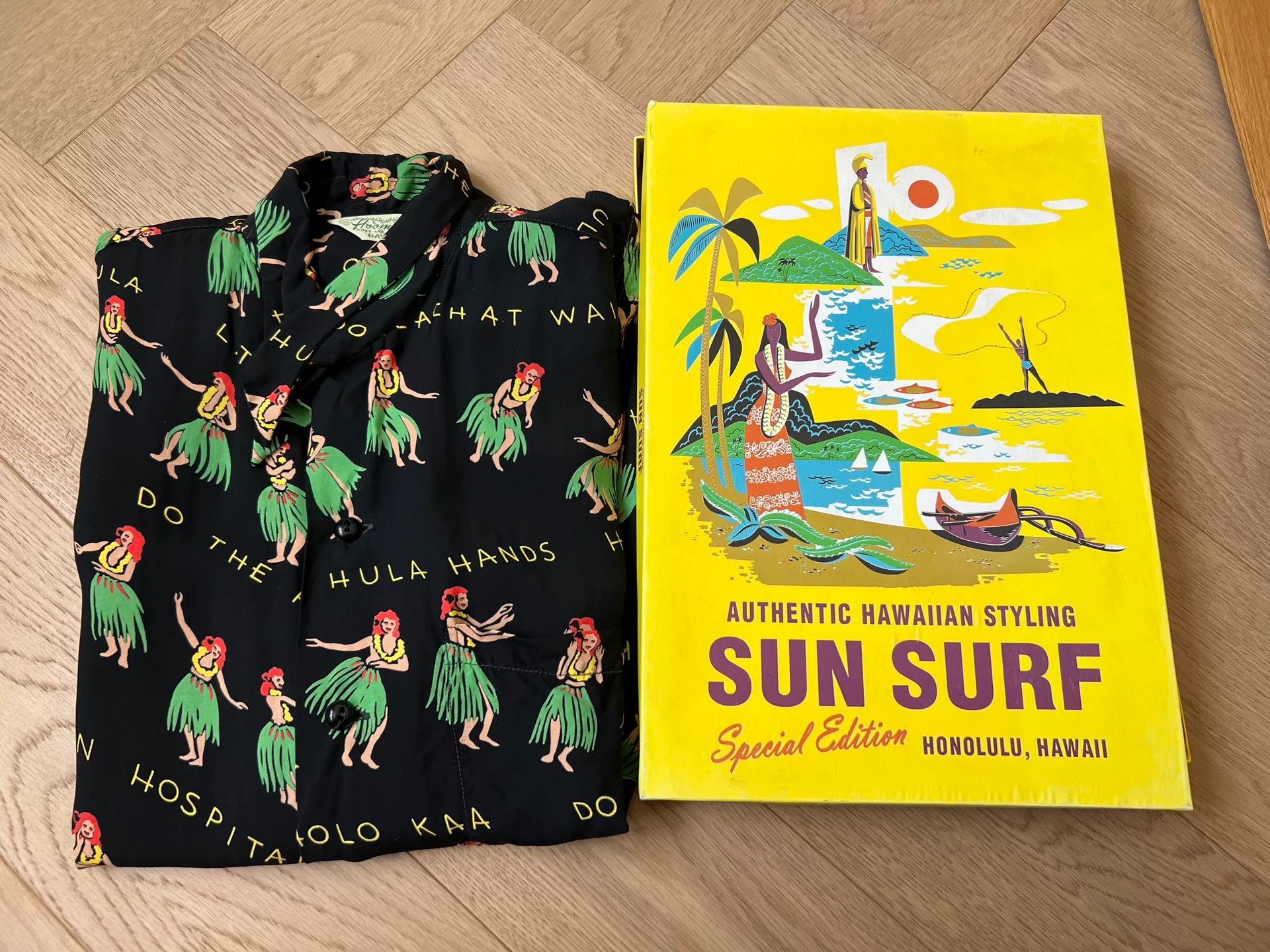 Sun Surf Vintage Hawaiian Shirt with Hula Design Size US M / EU 48-50 / 2 - 7 Thumbnail