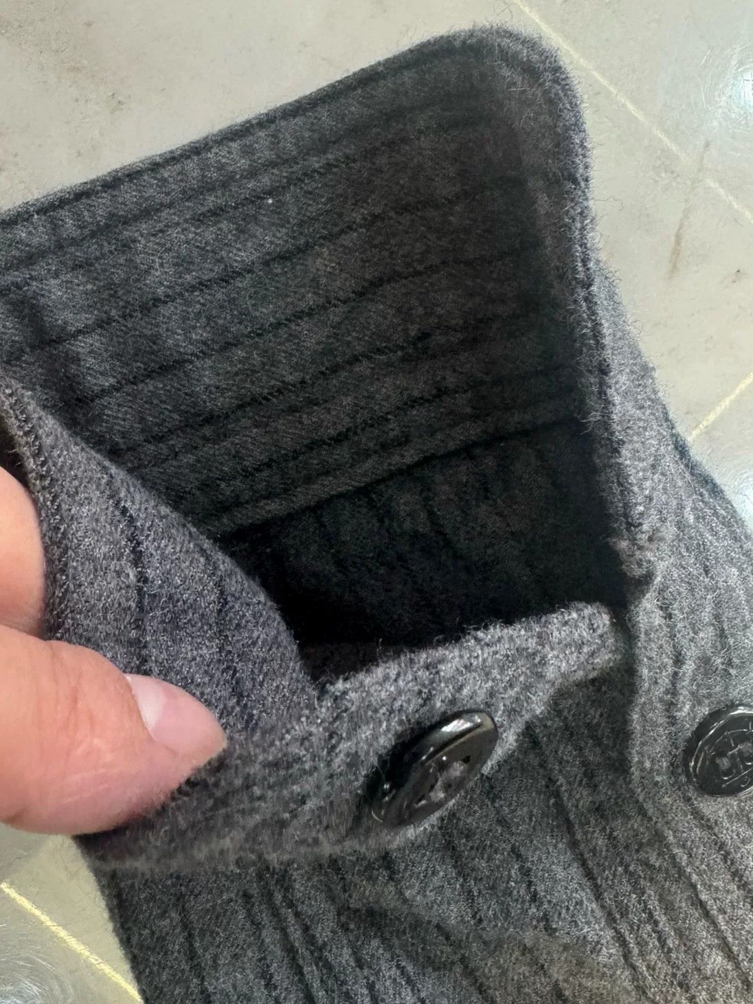 Freewheelers Navy Wool Cashmere Shirt Size 16 Size US L / EU 52-54 / 3 - 7 Thumbnail