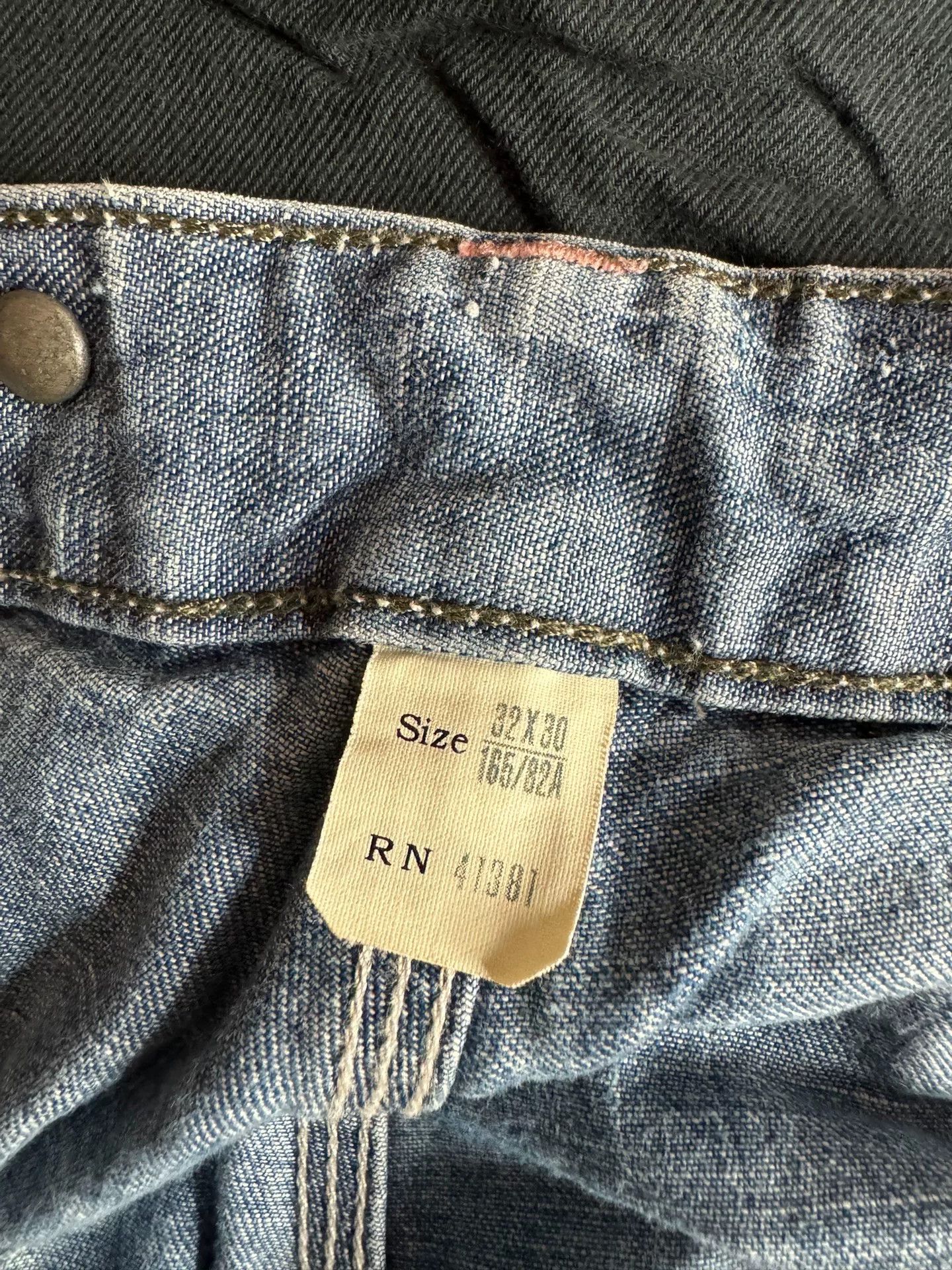 RRL Ralph Lauren RRL Distressed Denim Jeans with Paint Splatter Size US 30 / EU 46 - 4 Thumbnail