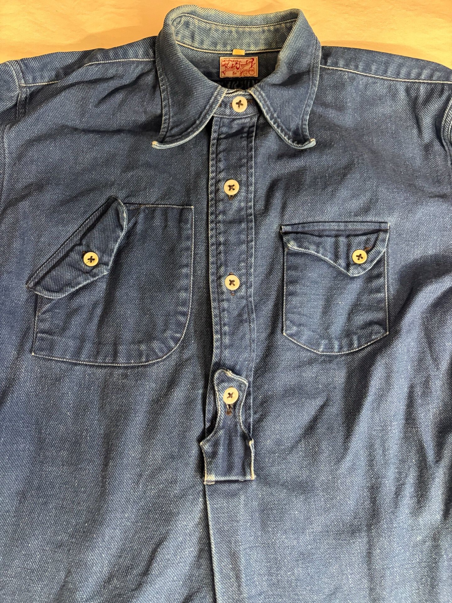 Mister Freedom Mister Freedom Denim Shirt for Casual Style Size US M / EU 48-50 / 2 - 3 Thumbnail
