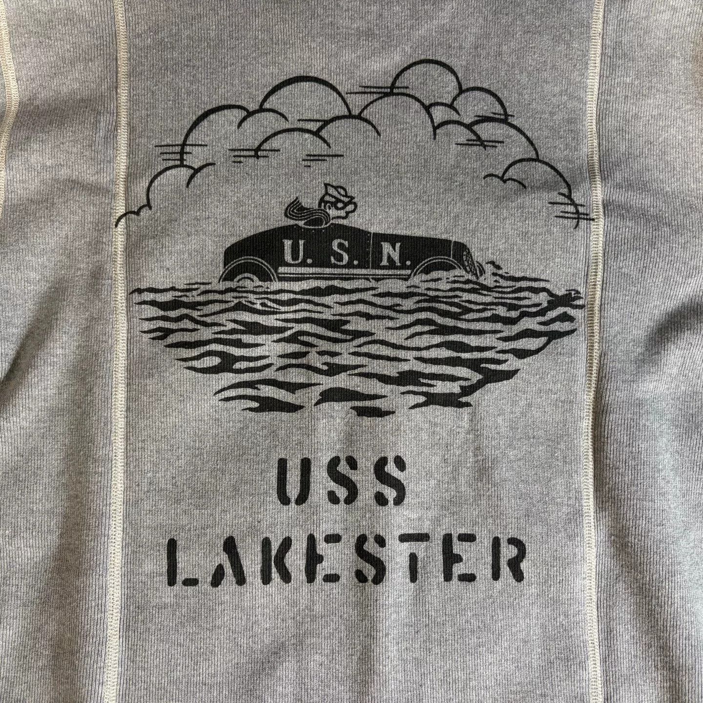 Freewheelers USS Lakester Navy Submarine Sweatshirt Size US L / EU 52-54 / 3 - 6 Thumbnail