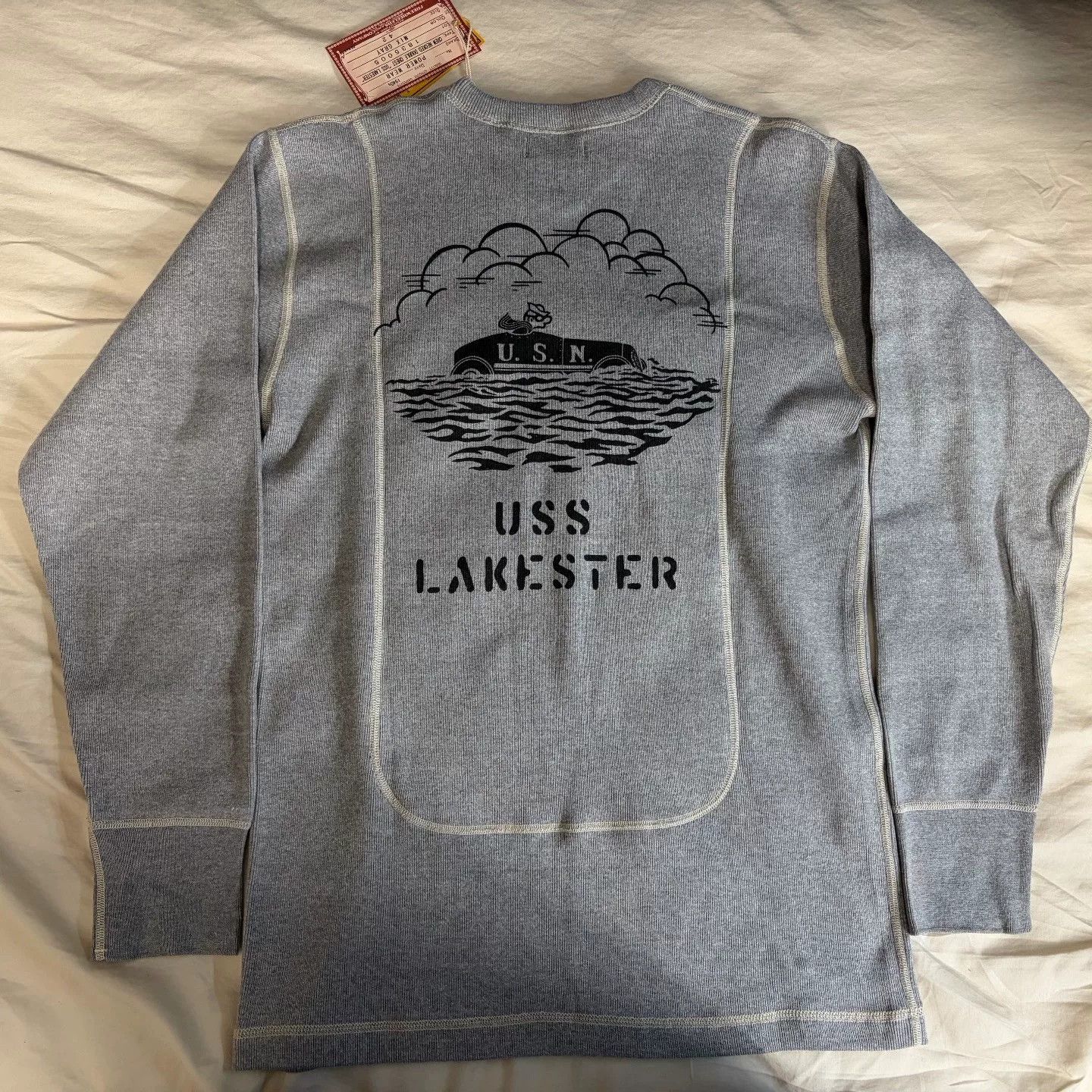 Freewheelers USS Lakester Navy Submarine Sweatshirt Size US L / EU 52-54 / 3 - 5 Thumbnail