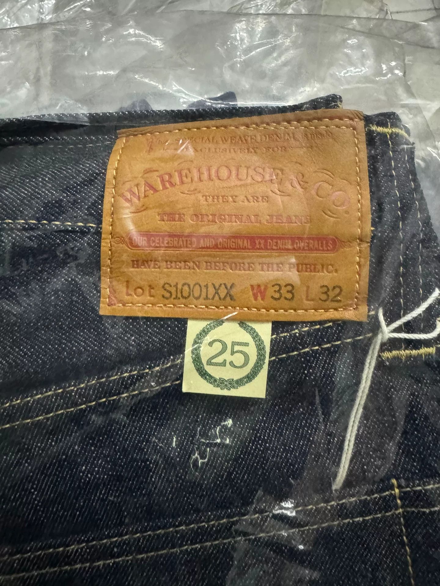 Warehouse & Co. Warehouse W1001XX Denim Jeans for Sale Size US 34 / EU 50 - 2 Thumbnail