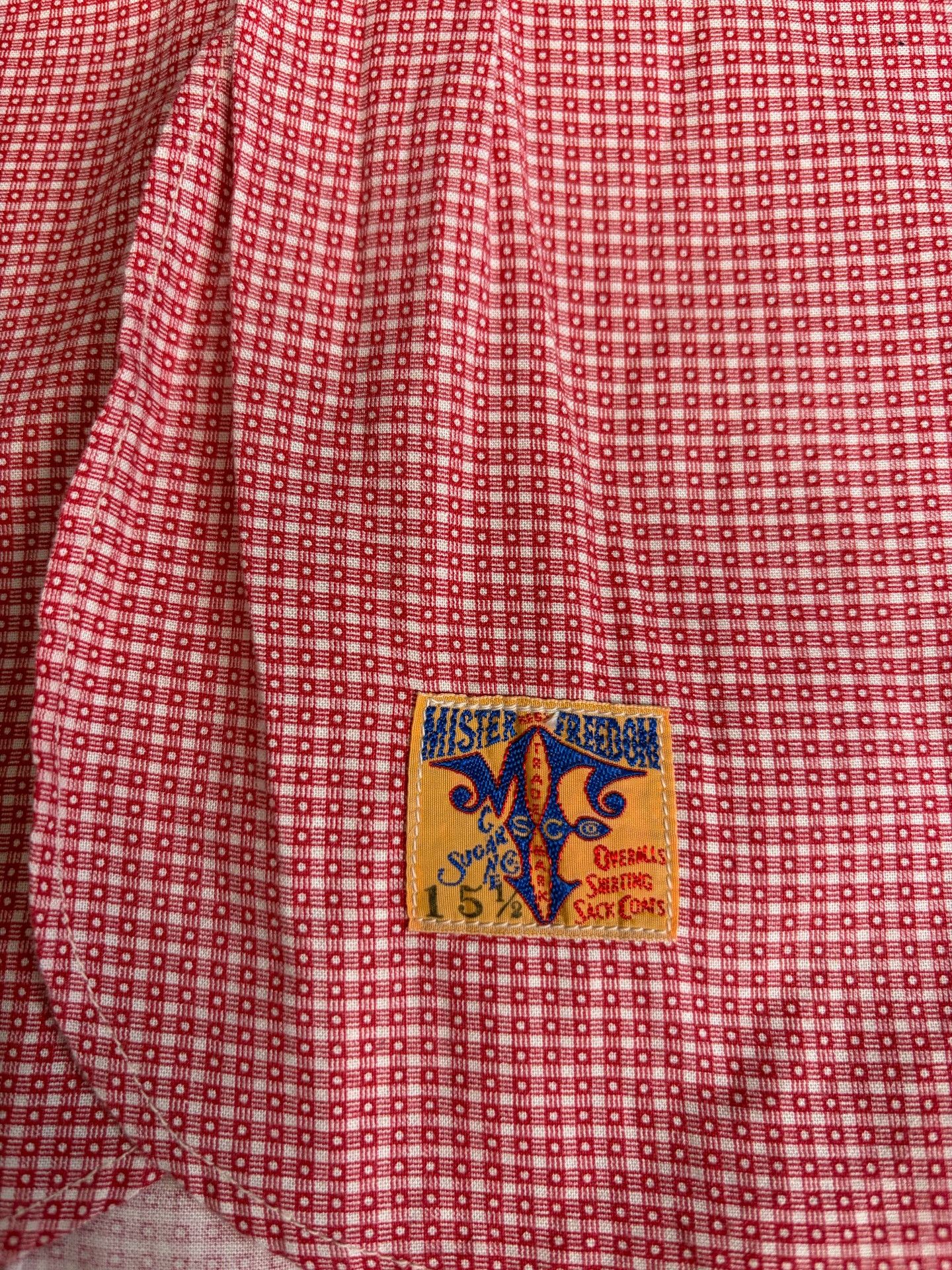 Mister Freedom Mister Freedom Checkered Shirt M Size Size US M / EU 48-50 / 2 - 8 Thumbnail