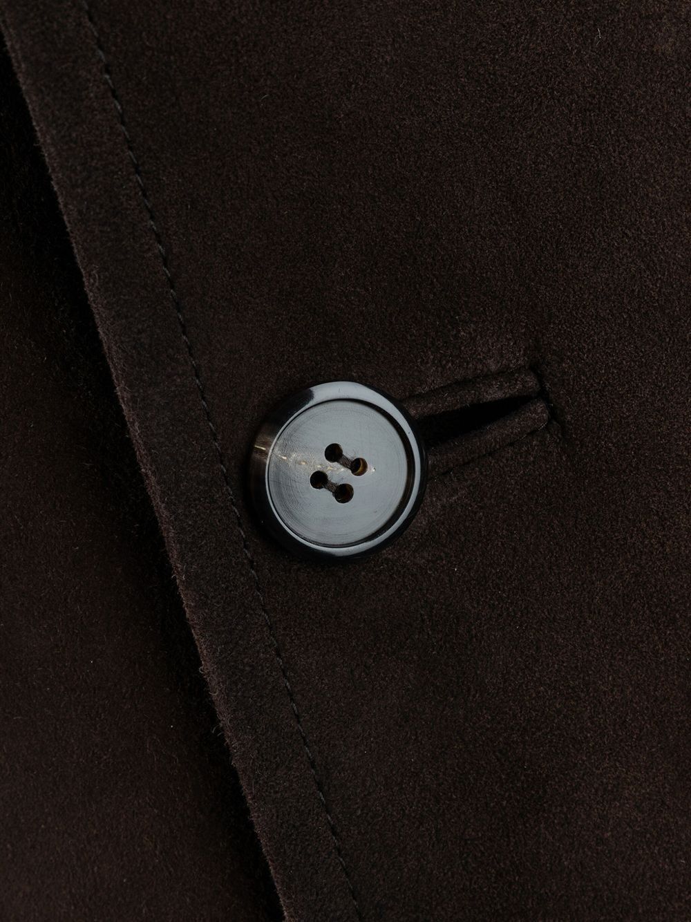 Prada SUEDE LEATHER COAT Size US S / EU 44-46 / 1 - 2 Thumbnail