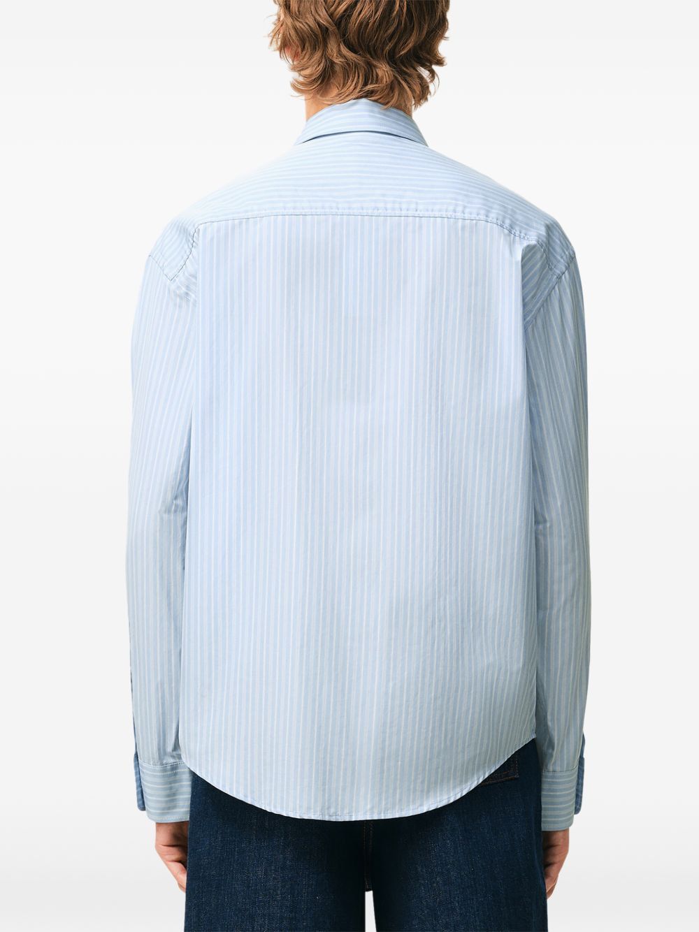 AMI STRIPED COTTON SHIRT Size US XL / EU 56 / 4 - 5 Thumbnail