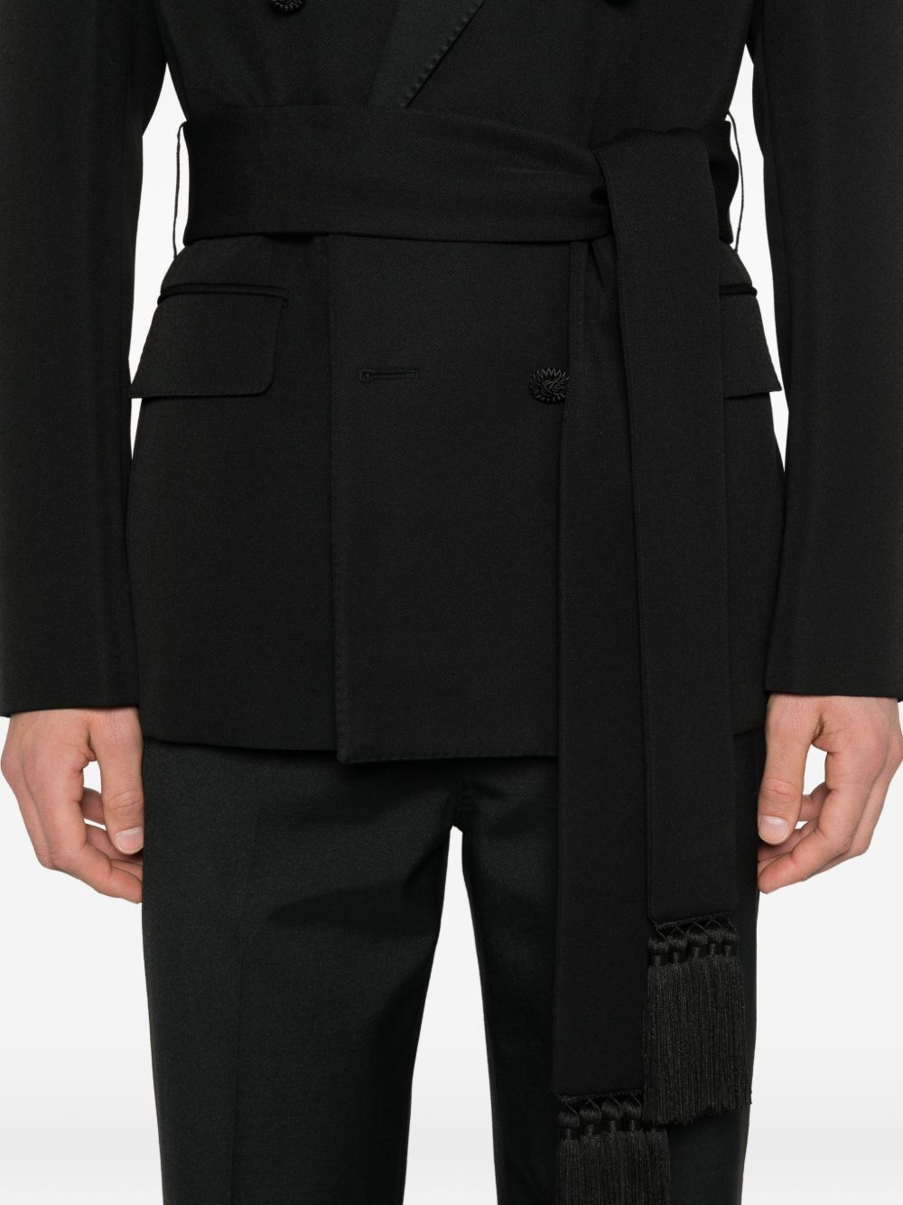 Valentino WOOL DOUBLE-BREASTED JACKET Size US XL / EU 56 / 4 - 2 Thumbnail