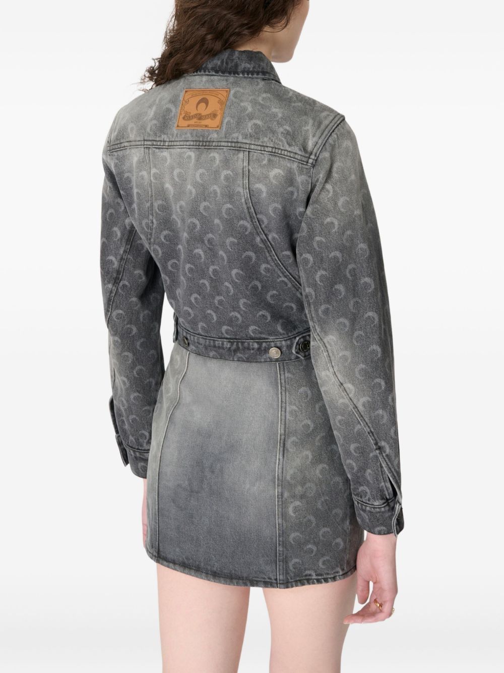 Marine Serre MOON DENIM JACKET Size XS / US 0-2 / IT 36-38 - 3 Thumbnail