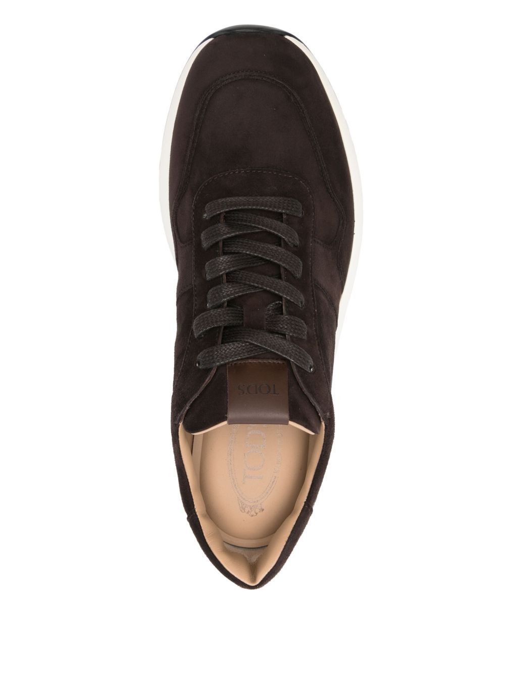 Tod's RED DOT SUEDE LEATHER SNEAKERS Size US 7 / EU 40 - 2 Thumbnail