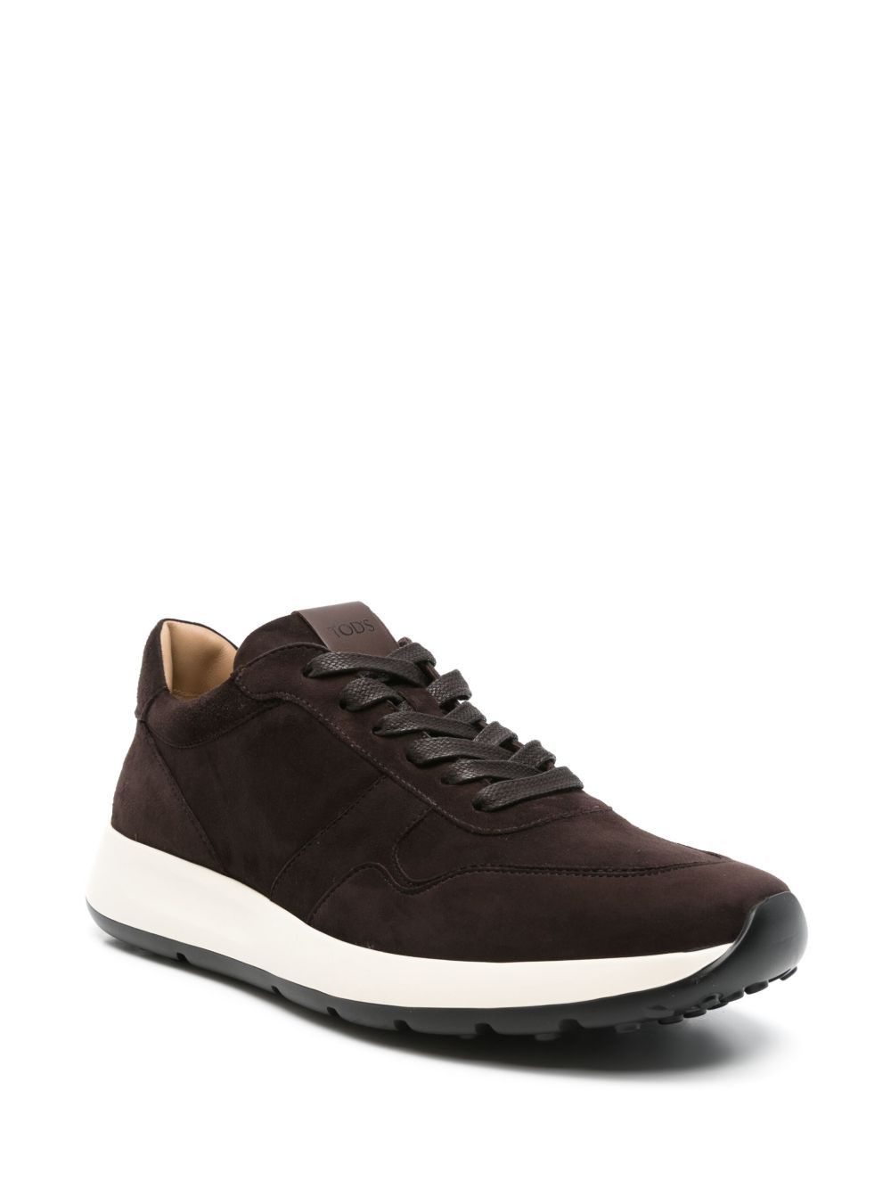 Tod's RED DOT SUEDE LEATHER SNEAKERS Size US 7 / EU 40 - 3 Thumbnail
