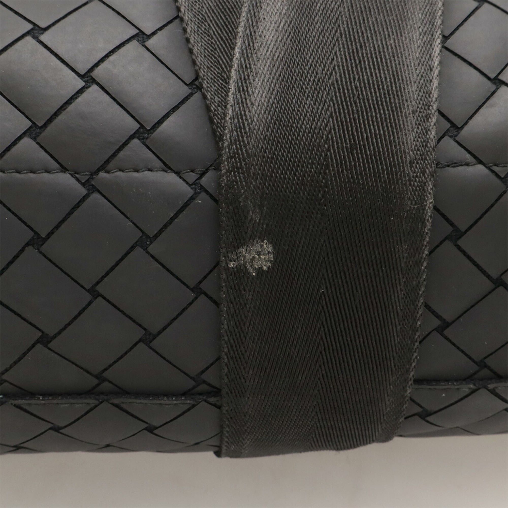 BOTTEGA VENETA Intrecciato New Rubber Backpack in Black, 652004 display picture 1