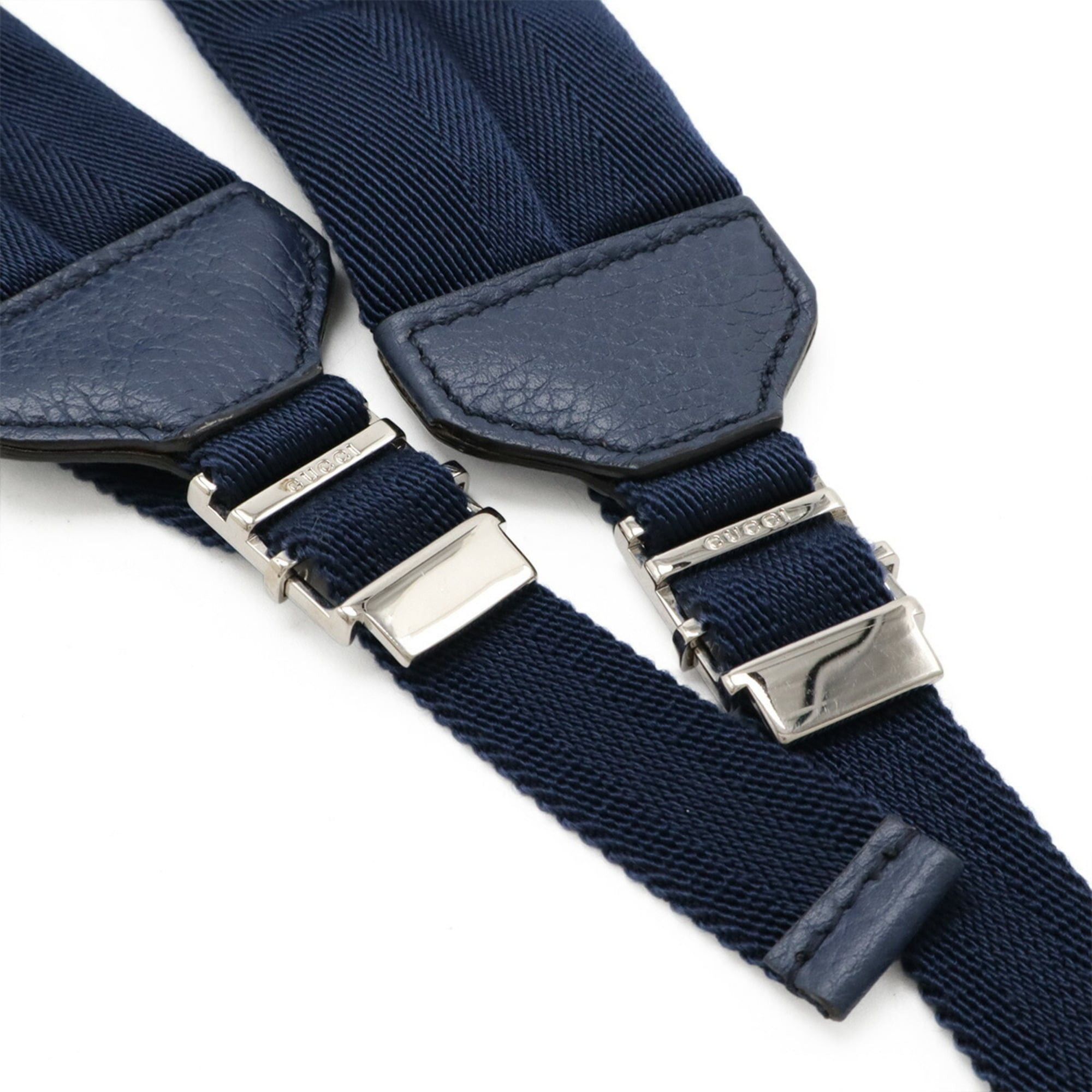 Gucci GUCCI GG nylon rucksack in navy leather (406361) Size ONE SIZE - 6 Thumbnail