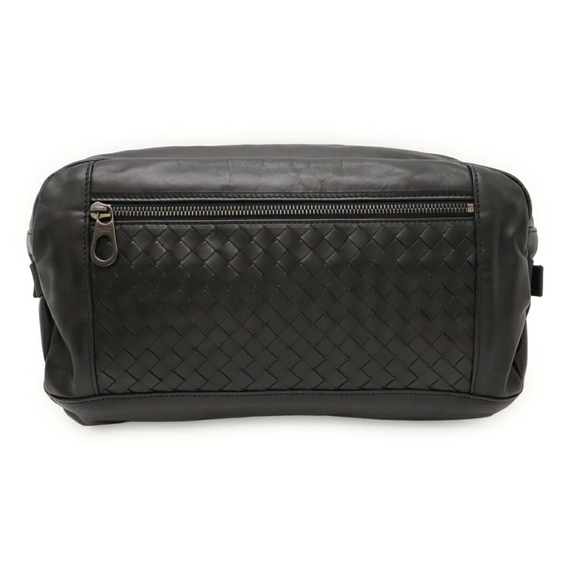 Bottega Veneta BOTTEGA VENETA Intrecciato Leather Body Bag/Waist Bag in Black (Product Code: 361013) Size ONE SIZE - 2 Thumbnail
