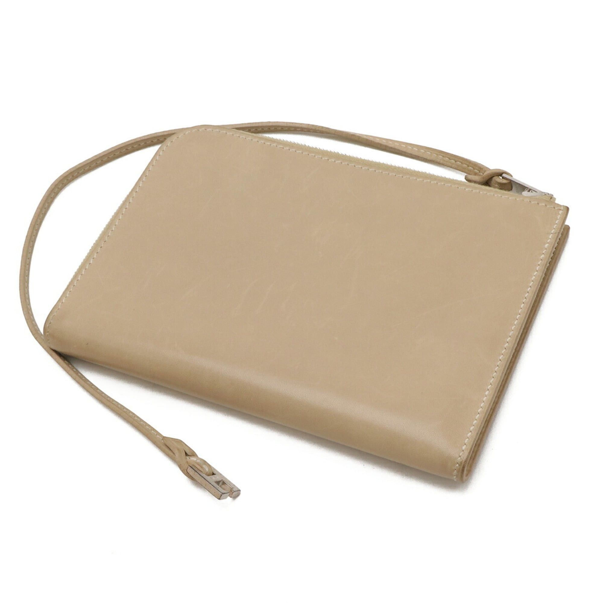 Hermes HERMES Remix Card Case/Pass Case, L-Shaped, with Strap, Beige Leather, E Stamp Size ONE SIZE - 3 Thumbnail