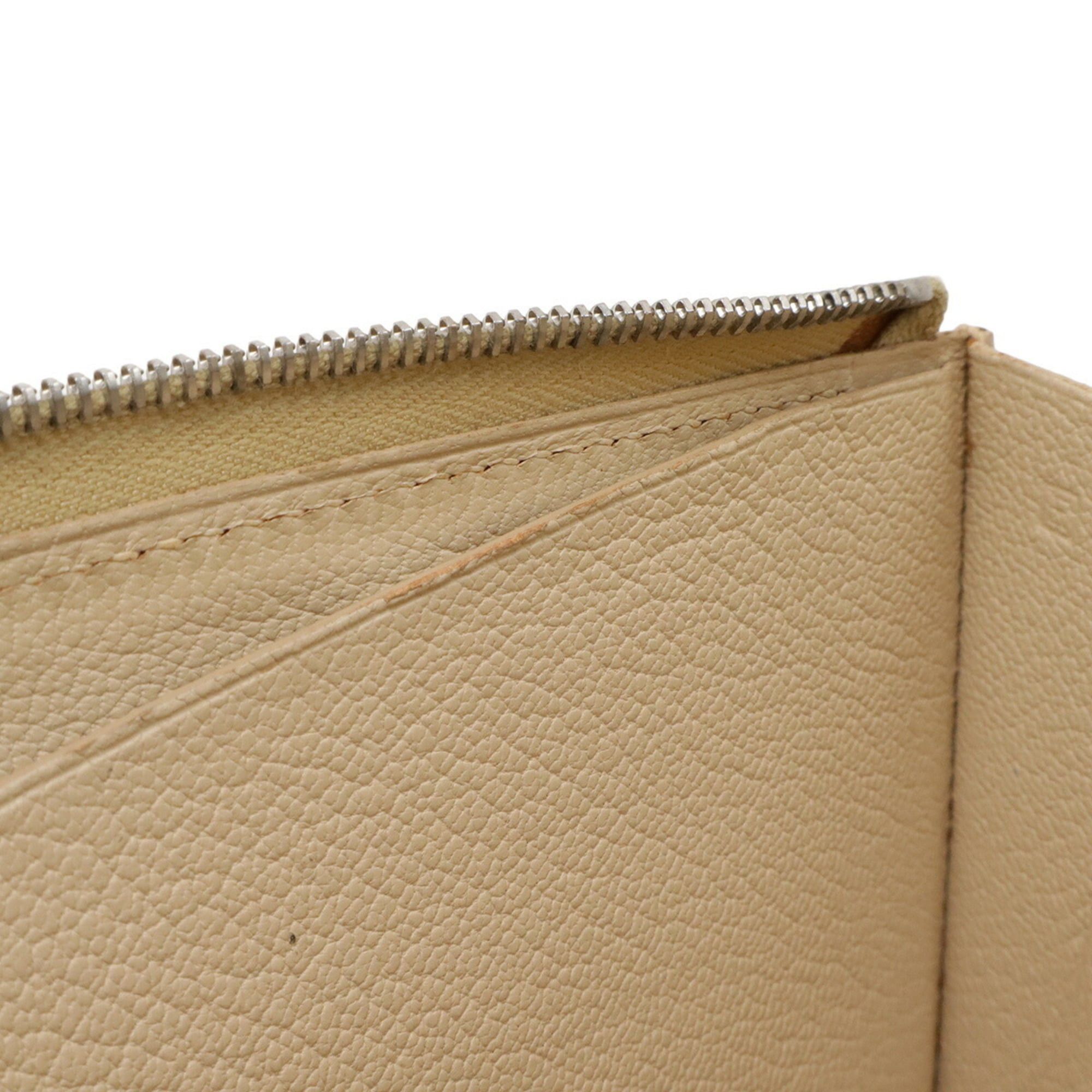 Hermes HERMES Remix Card Case/Pass Case, L-Shaped, with Strap, Beige Leather, E Stamp Size ONE SIZE - 8 Thumbnail