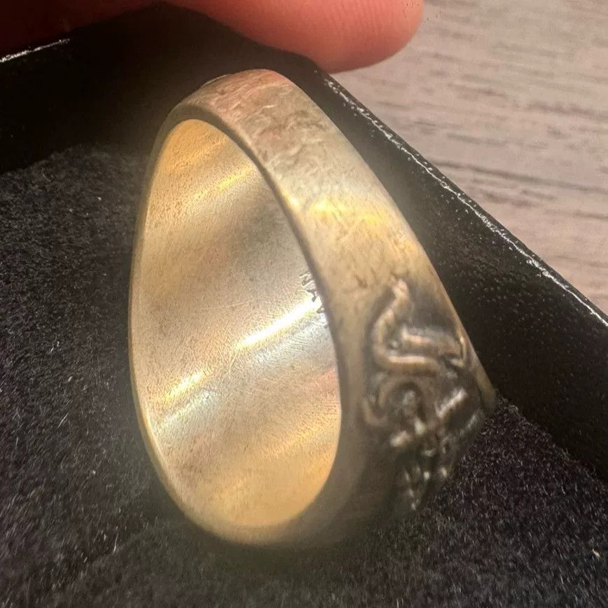 Freewheelers Vintage US Navy Silver Ring Replica Size ONE SIZE - 4 Thumbnail