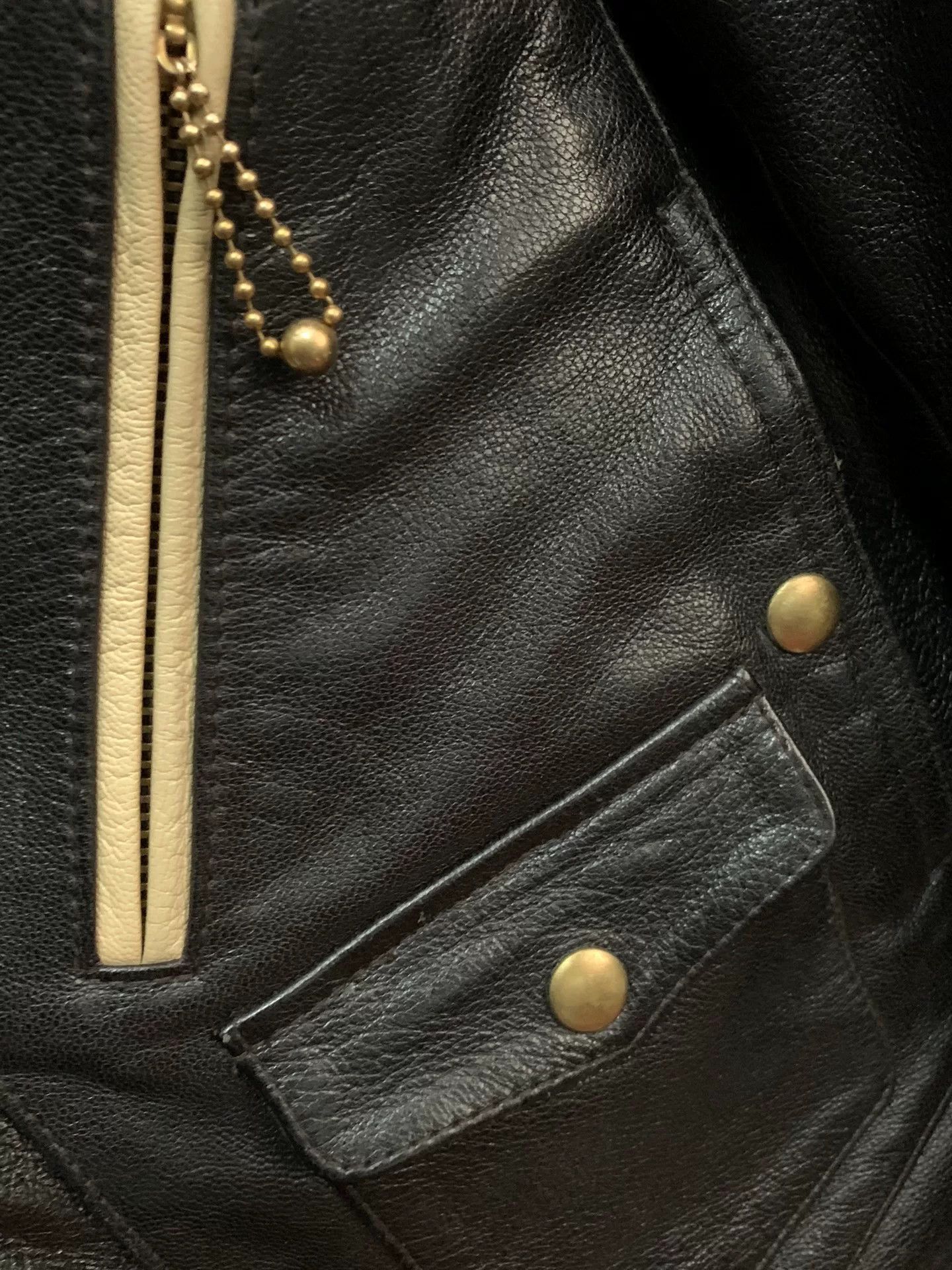 WEST RIDE Westride Black and White Leather Jacket Size US S / EU 44-46 / 1 - 5 Thumbnail