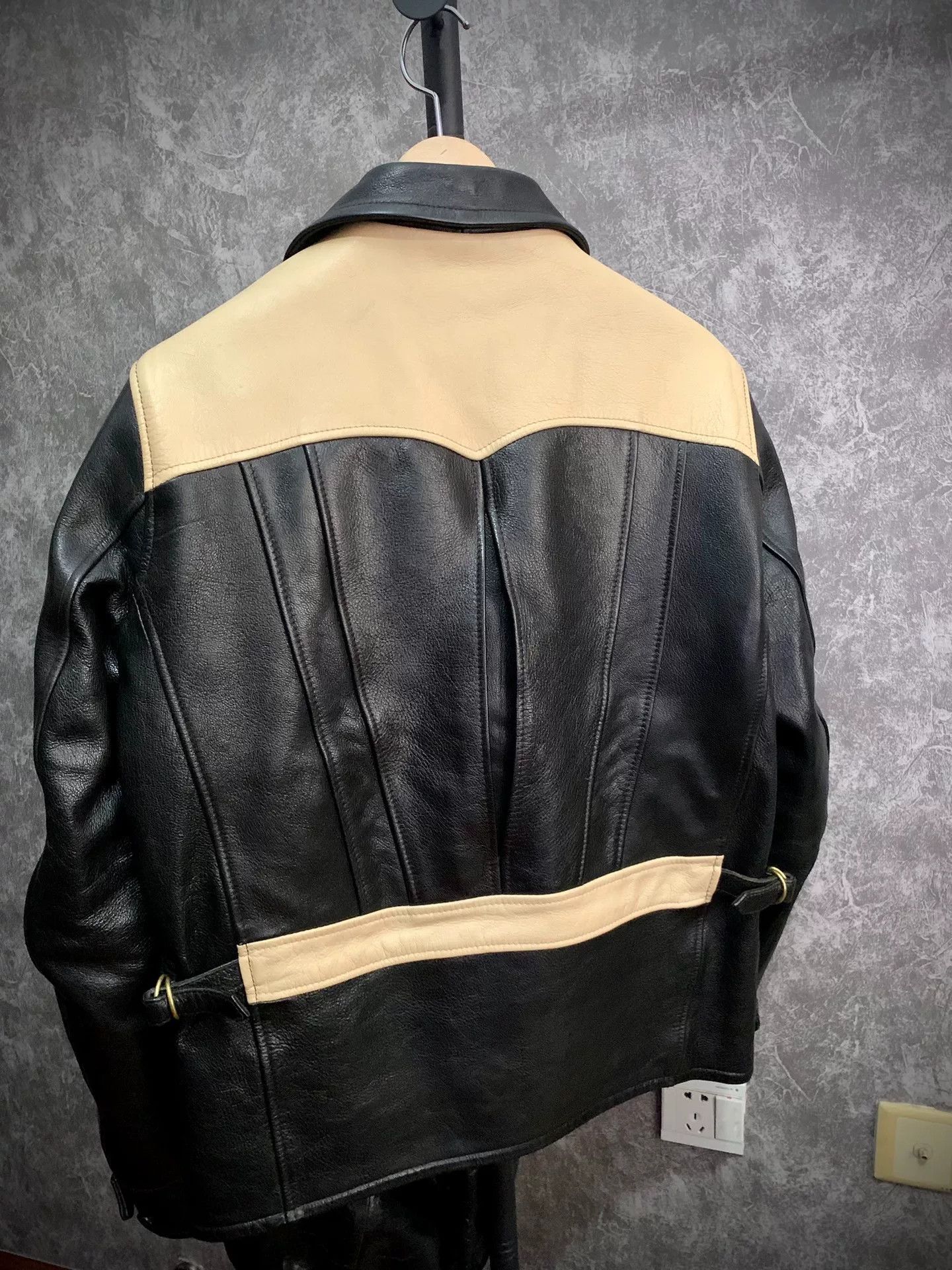 WEST RIDE Westride Black and White Leather Jacket Size US S / EU 44-46 / 1 - 3 Thumbnail