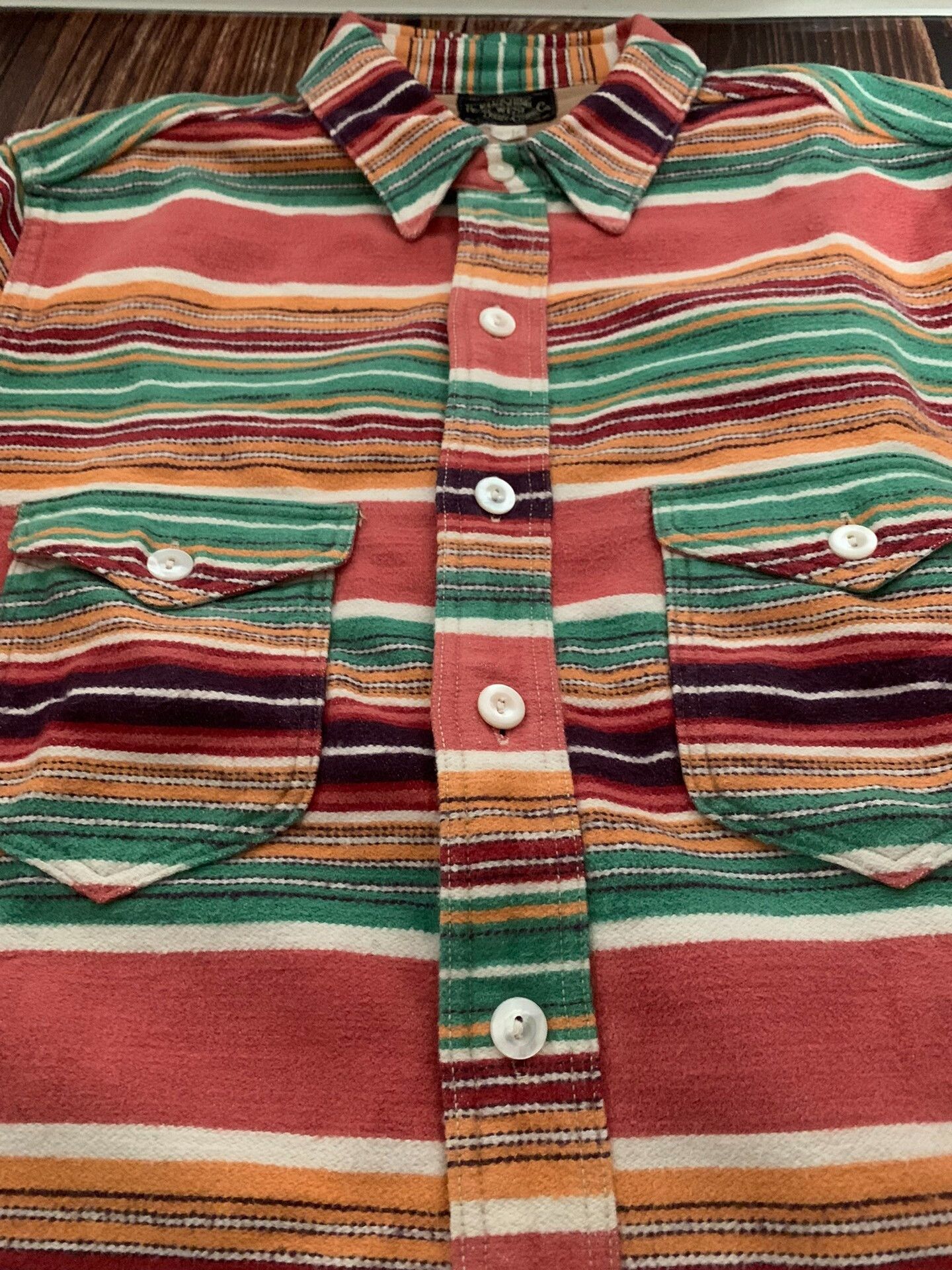 Freewheelers Freewheelers Rainbow Stripe Shirt Size US L / EU 52-54 / 3 - 4 Thumbnail