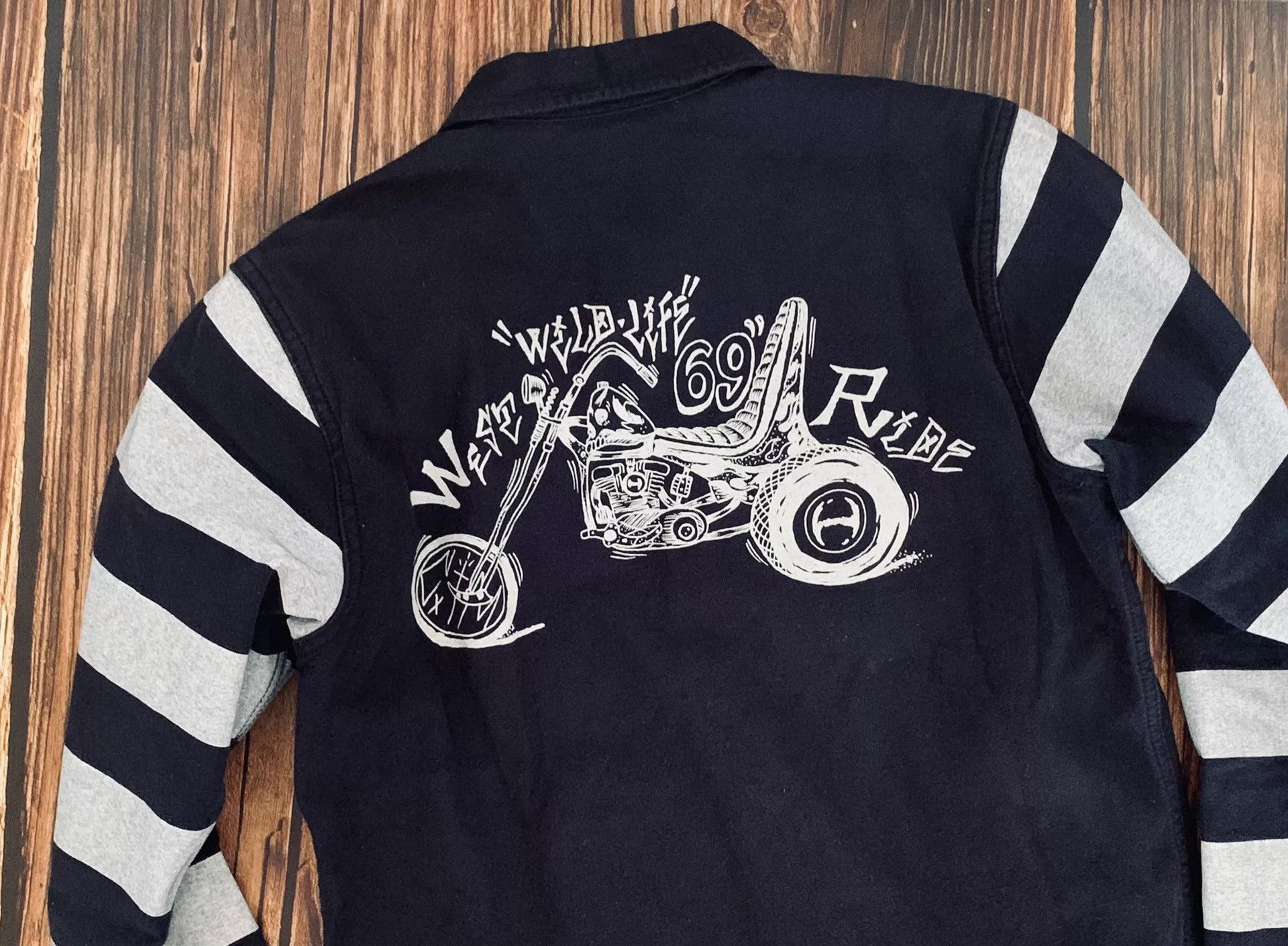 WEST RIDE Westride Prison Style Motorcycle Shirt Size US M / EU 48-50 / 2 - 3 Thumbnail