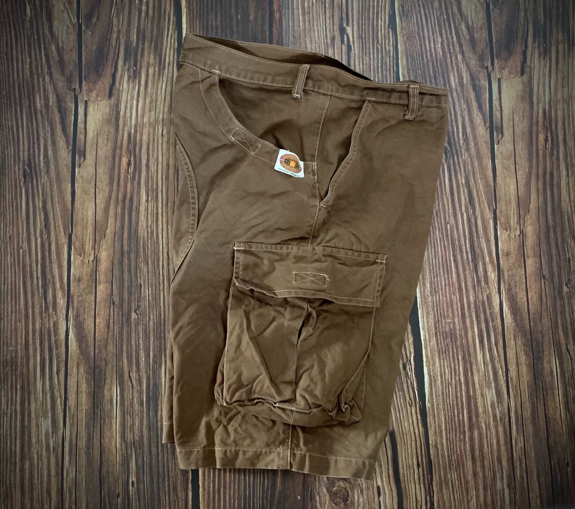 The Real McCoy's Joe McCoy Cargo Shorts in Khaki Color Size US 32 / EU 48 - 3 Thumbnail