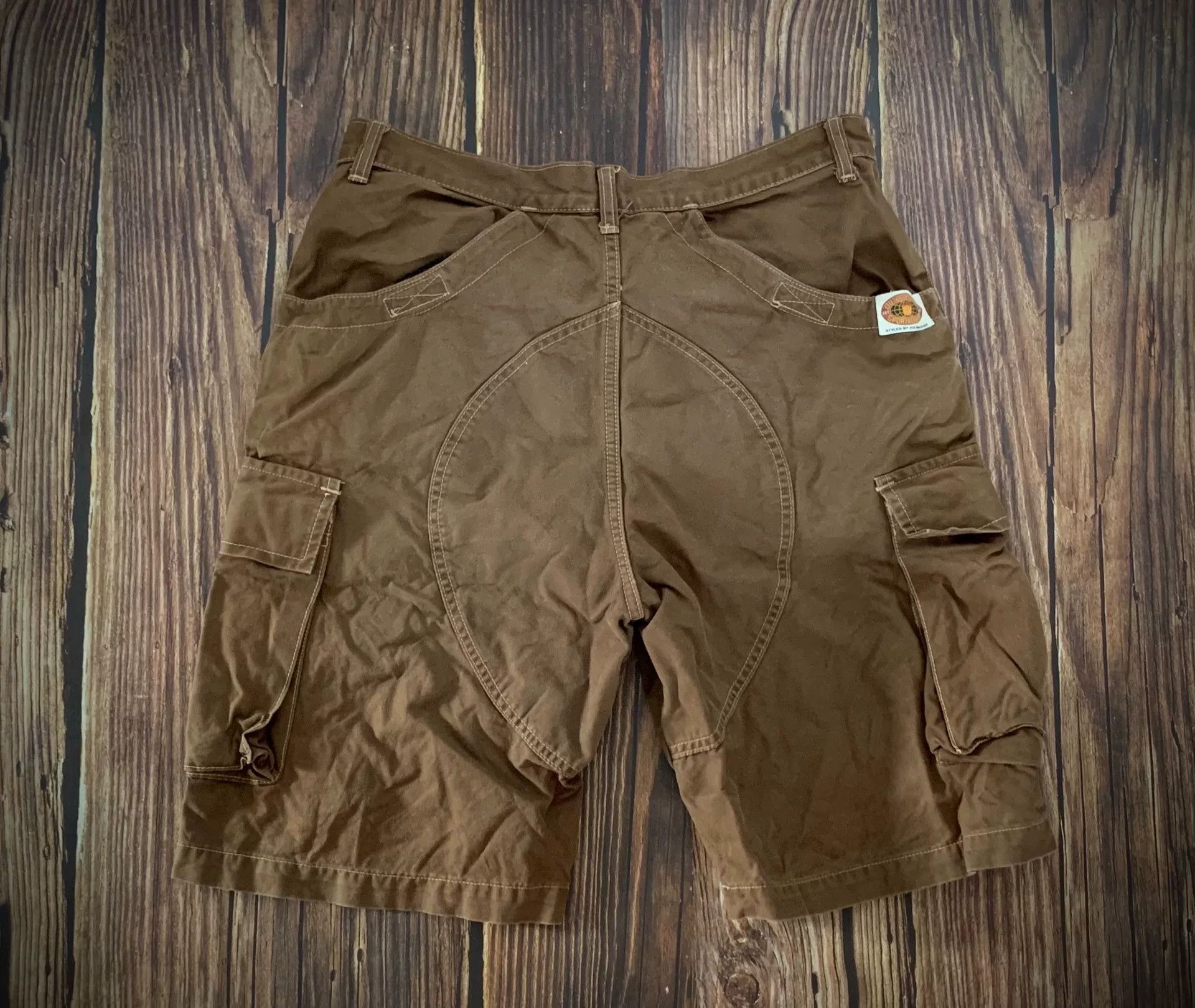 The Real McCoy's Joe McCoy Cargo Shorts in Khaki Color Size US 32 / EU 48 - 4 Thumbnail