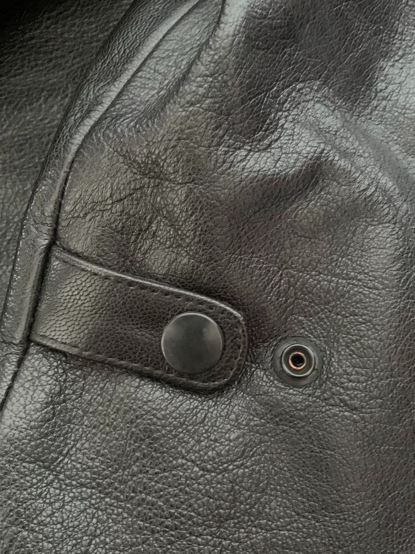 WEST RIDE Westride Black Leather Biker Jacket Size US M / EU 48-50 / 2 - 5 Thumbnail