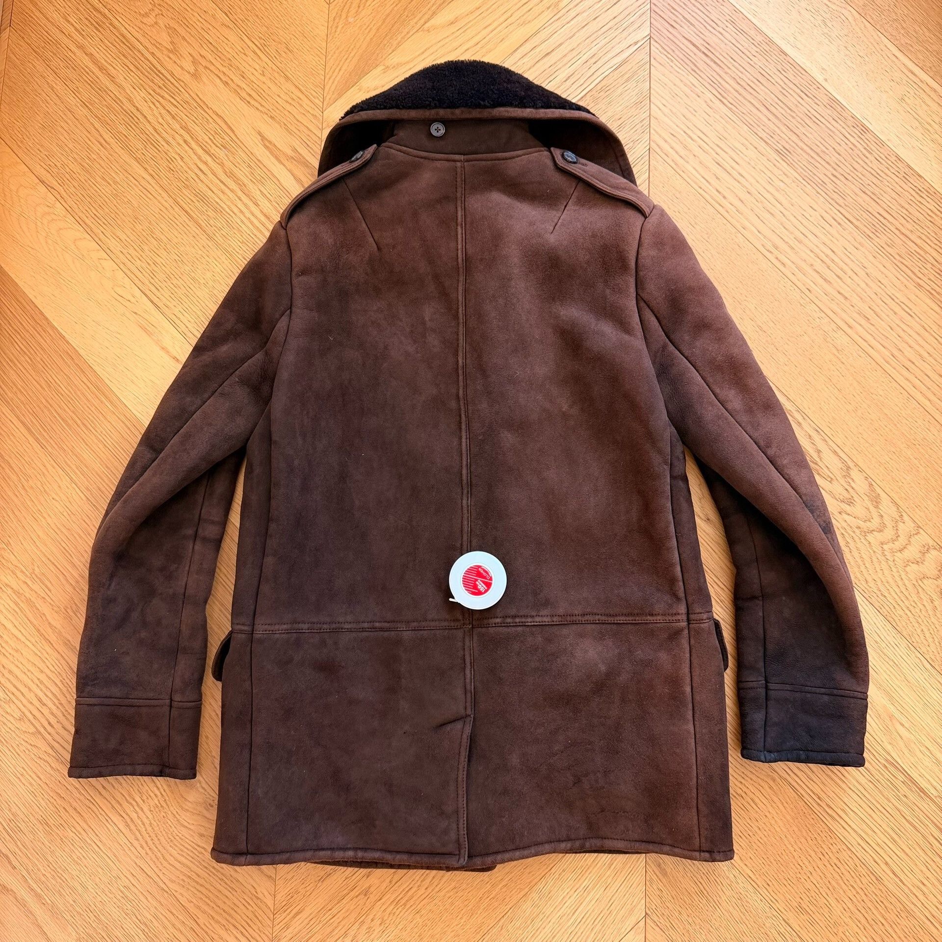 RLX Ralph Lauren Black Shearling Long Coat by Ralph Lauren Size M / US 6-8 / IT 42-44 - 5 Thumbnail