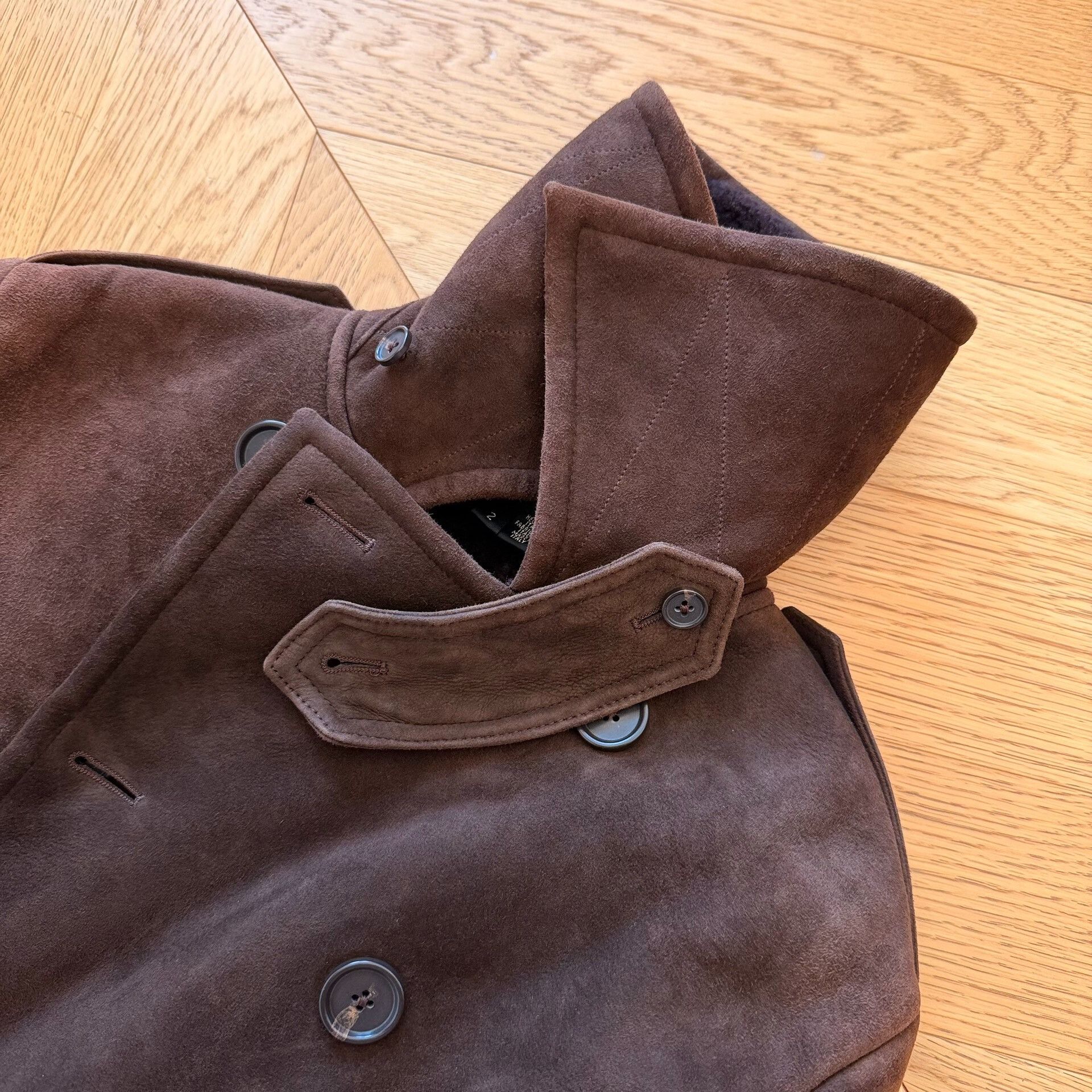 RLX Ralph Lauren Black Shearling Long Coat by Ralph Lauren Size M / US 6-8 / IT 42-44 - 6 Thumbnail