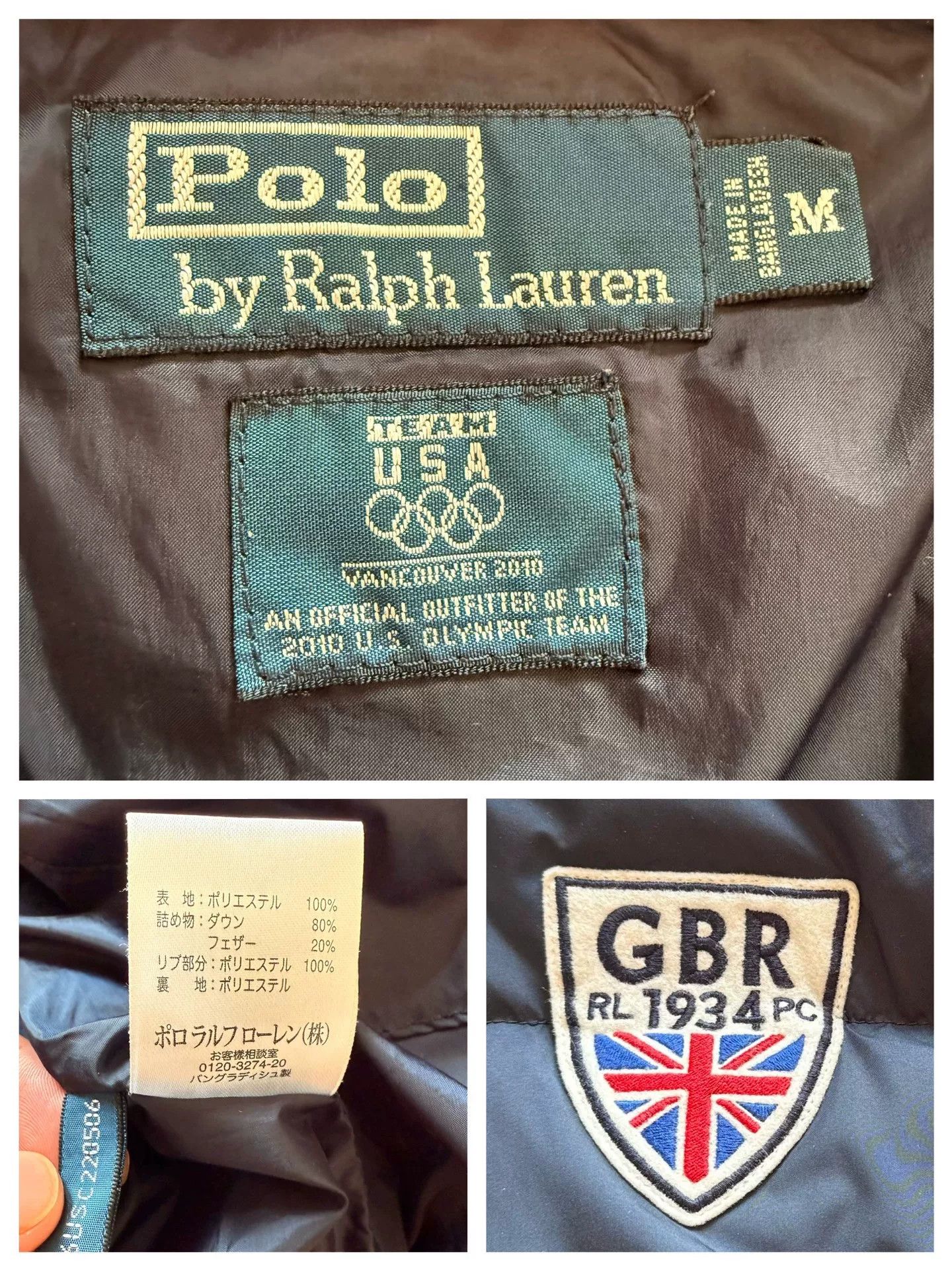 RLX Ralph Lauren Olympic Team Embroidered Down Jacket Size US M / EU 48-50 / 2 - 9 Thumbnail