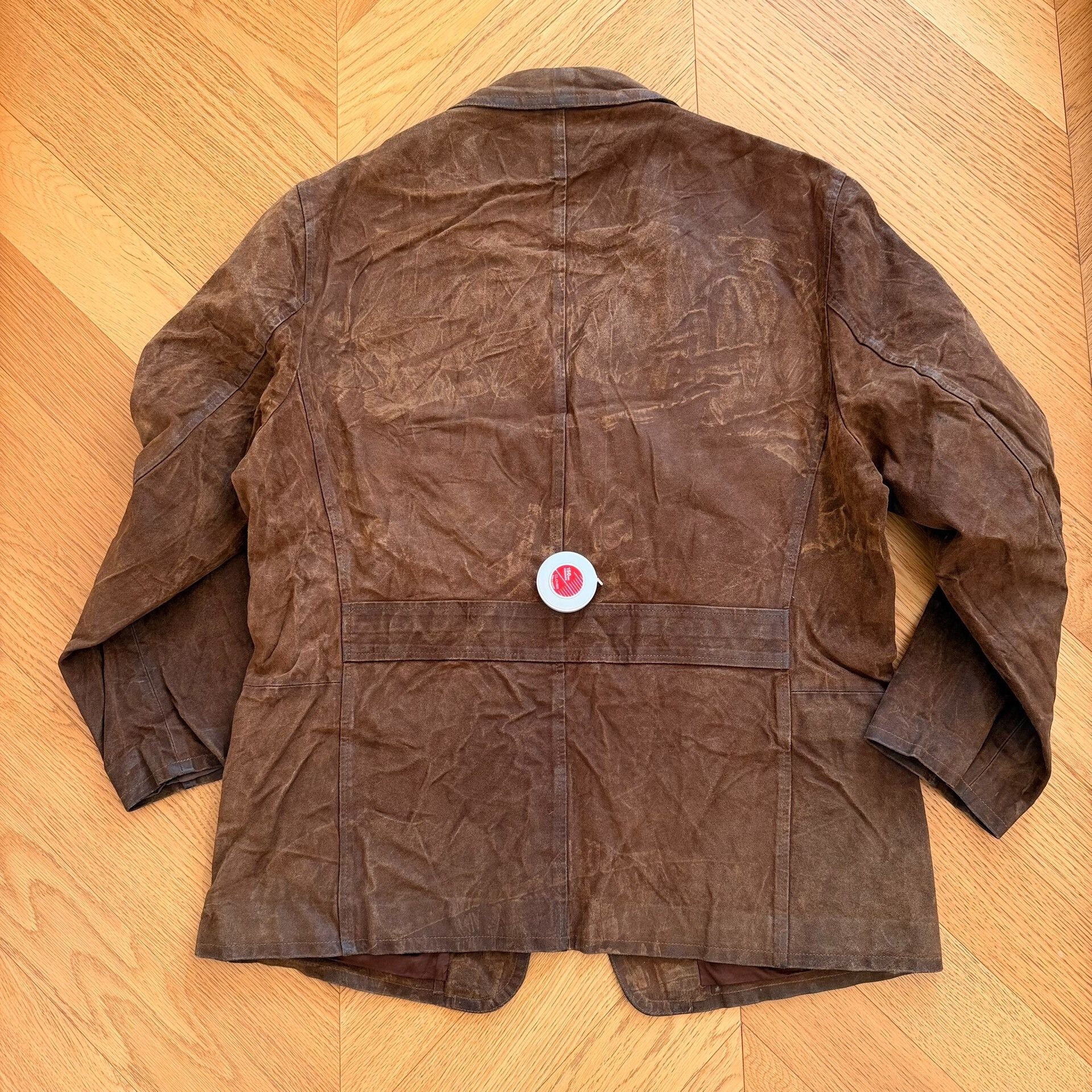 RLX Ralph Lauren Vintage Waxed Leather Outdoor Jacket Size US XL / EU 56 / 4 - 3 Thumbnail