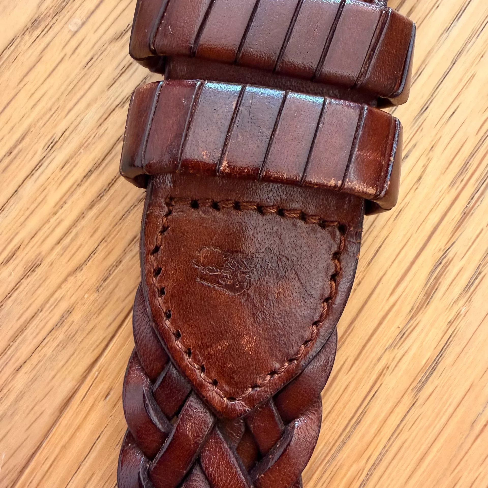 RLX Ralph Lauren Vintage Handmade Leather Belt from Italy Size ONE SIZE - 5 Thumbnail