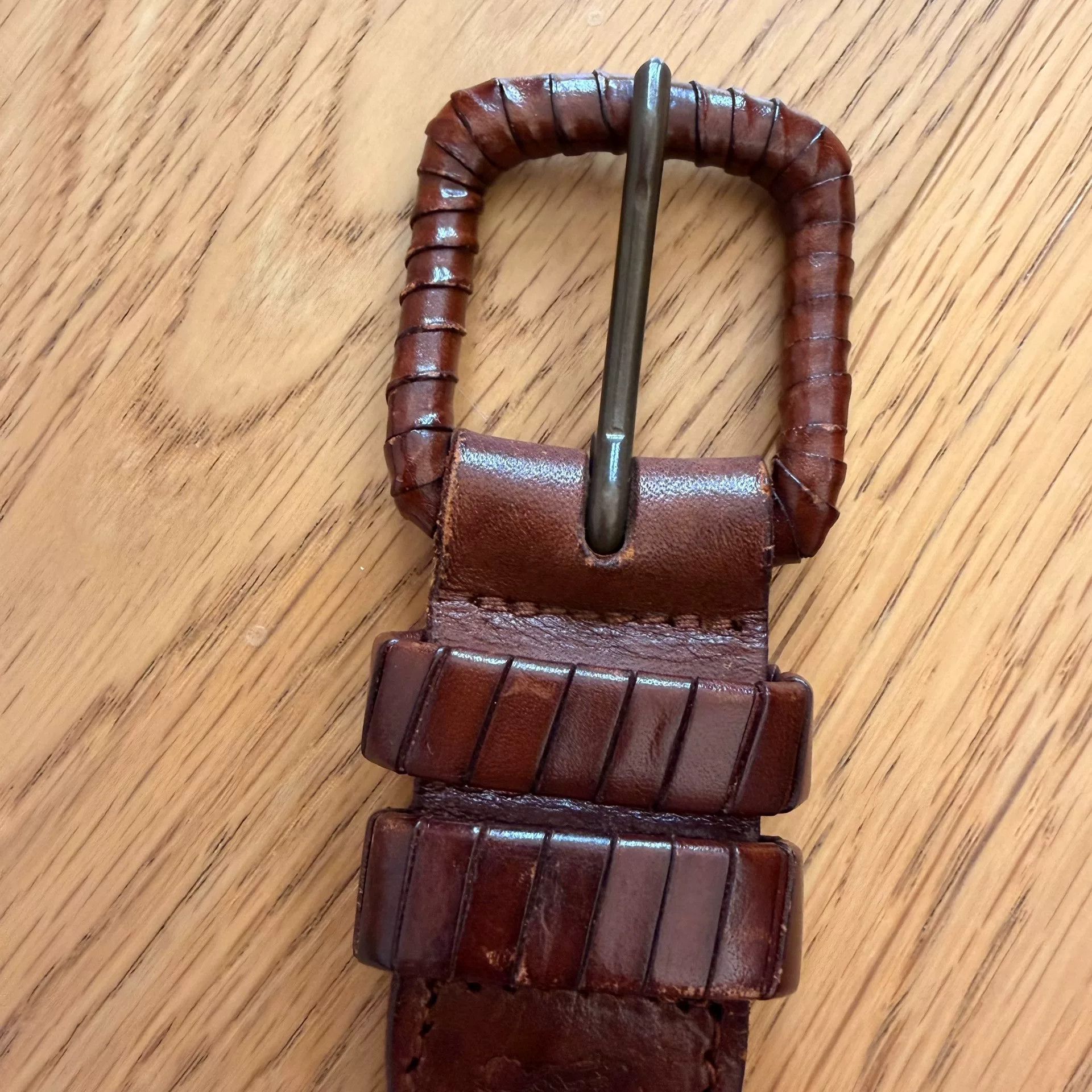 RLX Ralph Lauren Vintage Handmade Leather Belt from Italy Size ONE SIZE - 6 Thumbnail