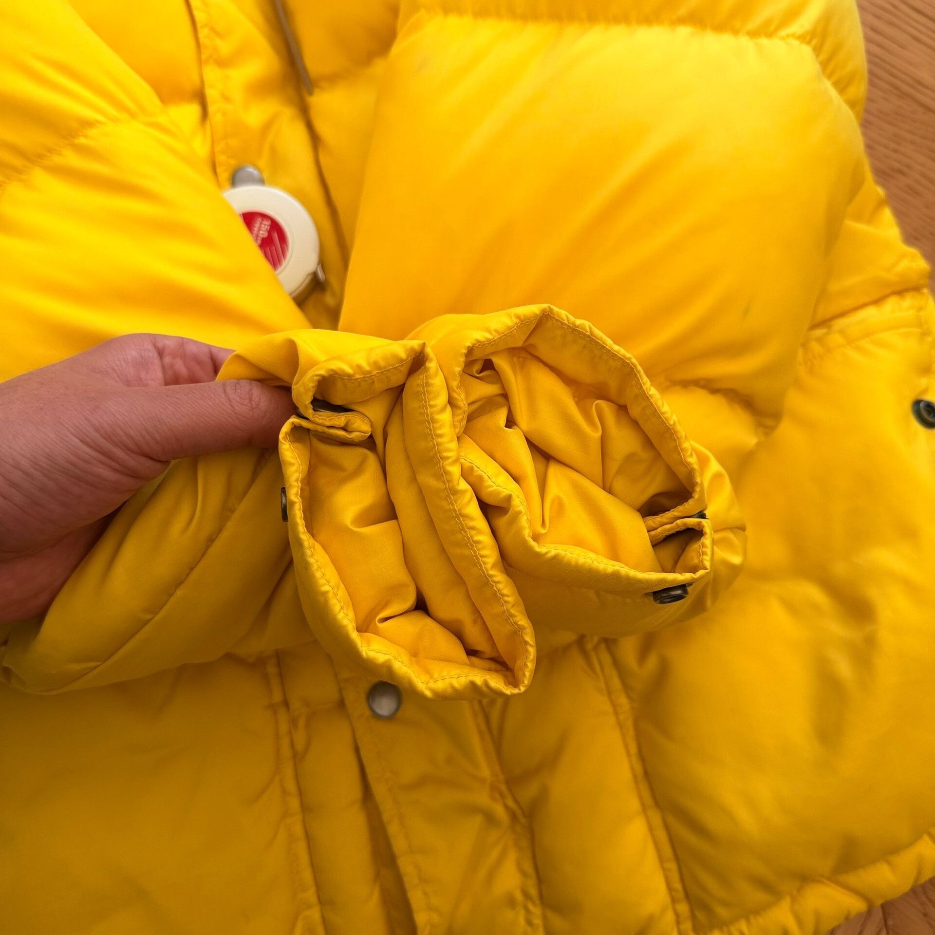 Rugby Ralph Lauren Yellow Hooded Puffer Jacket RL Rugby Size US S / EU 44-46 / 1 - 8 Thumbnail