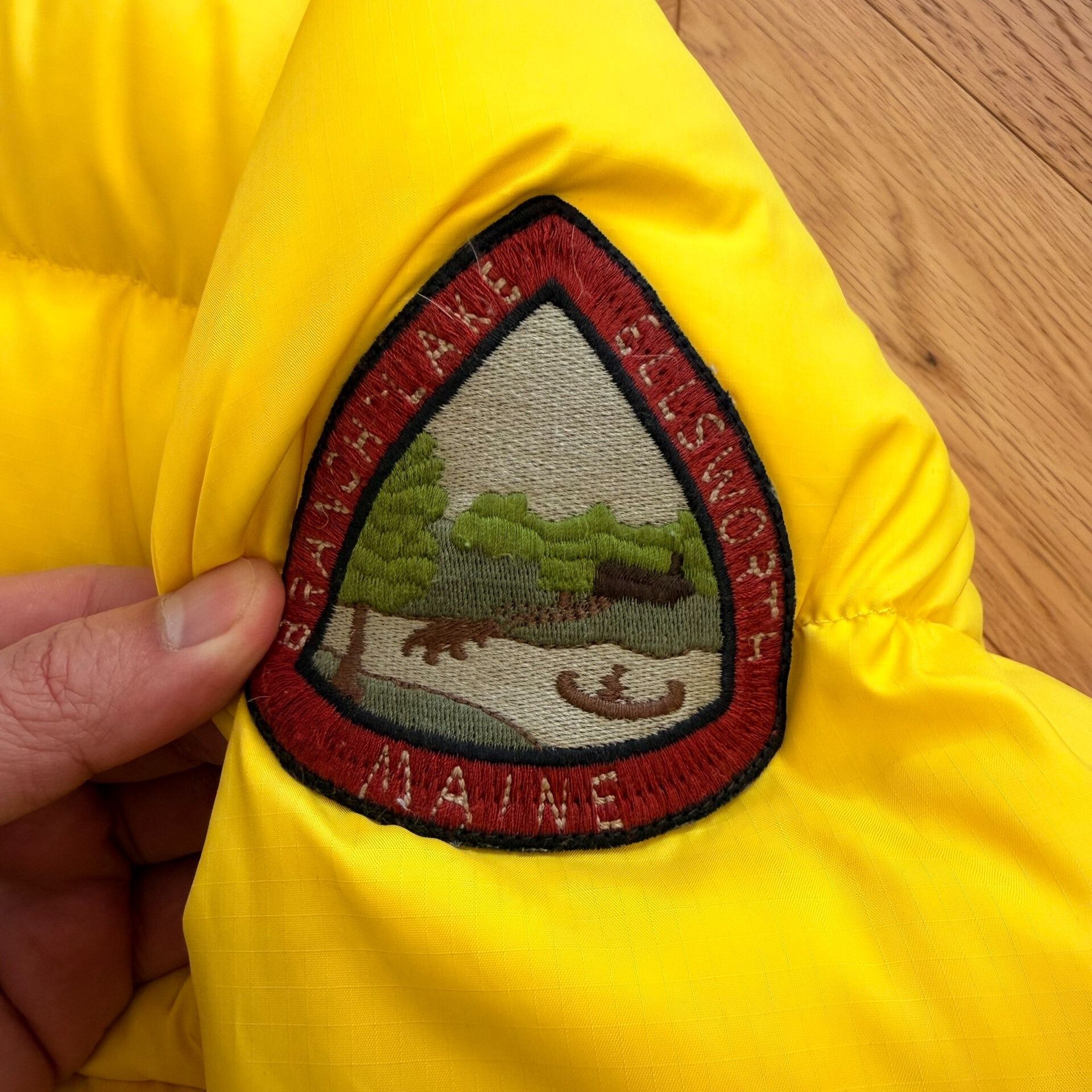 Rugby Ralph Lauren Yellow Hooded Puffer Jacket RL Rugby Size US S / EU 44-46 / 1 - 6 Thumbnail