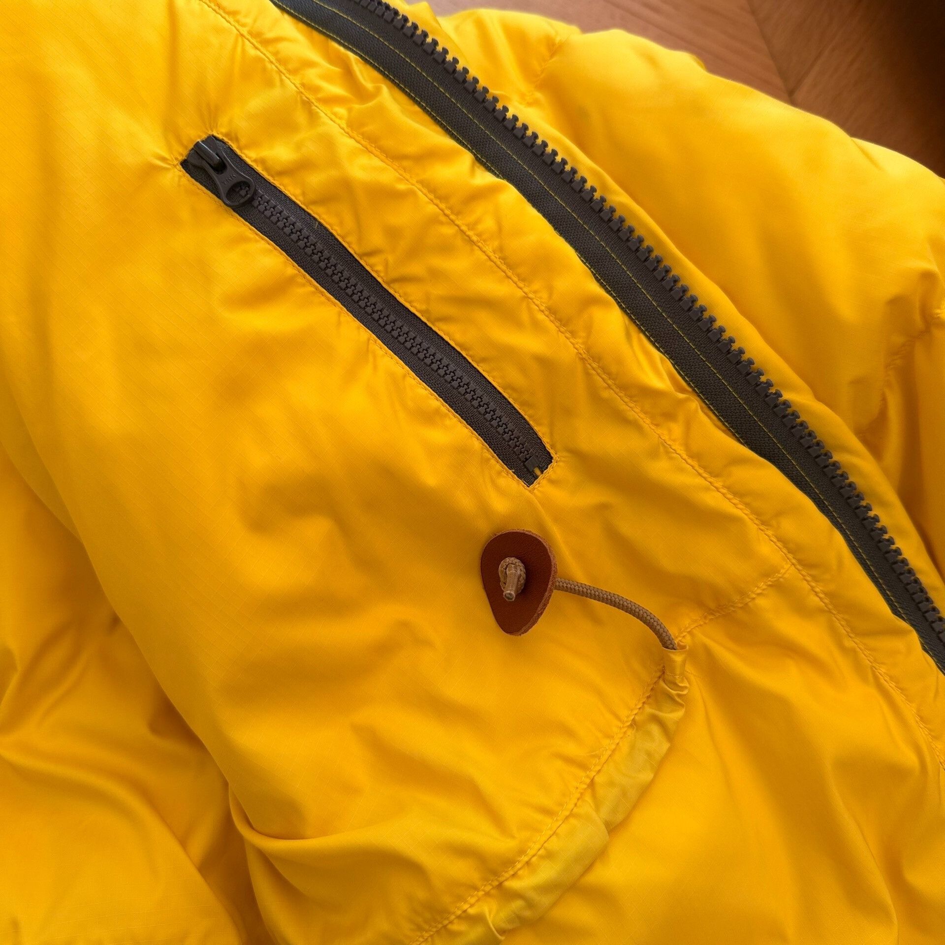 Rugby Ralph Lauren Yellow Hooded Puffer Jacket RL Rugby Size US S / EU 44-46 / 1 - 7 Thumbnail