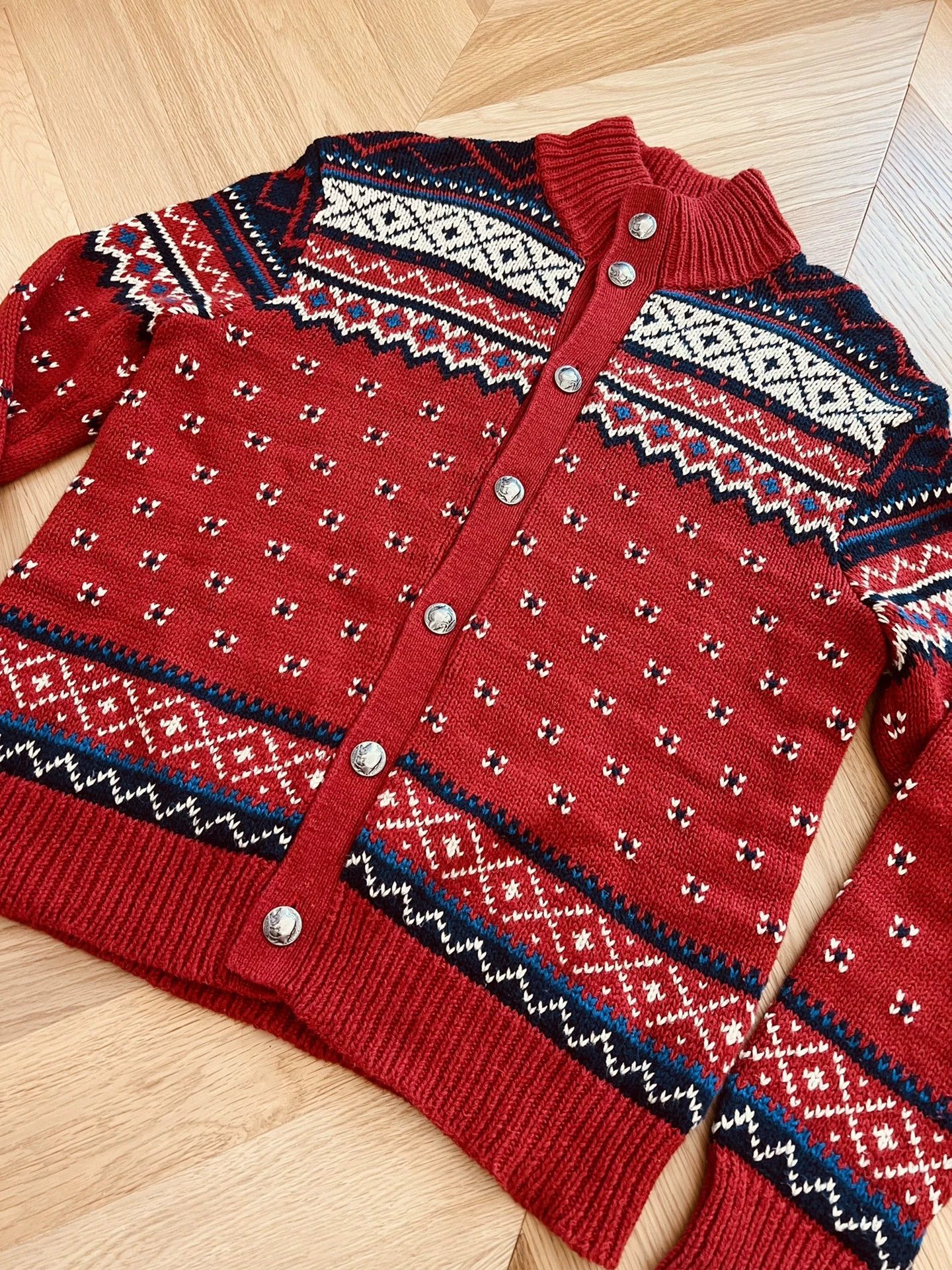 RLX Ralph Lauren Retro Polo Knit Cardigan Sweater Size US M / EU 48-50 / 2 - 2 Thumbnail