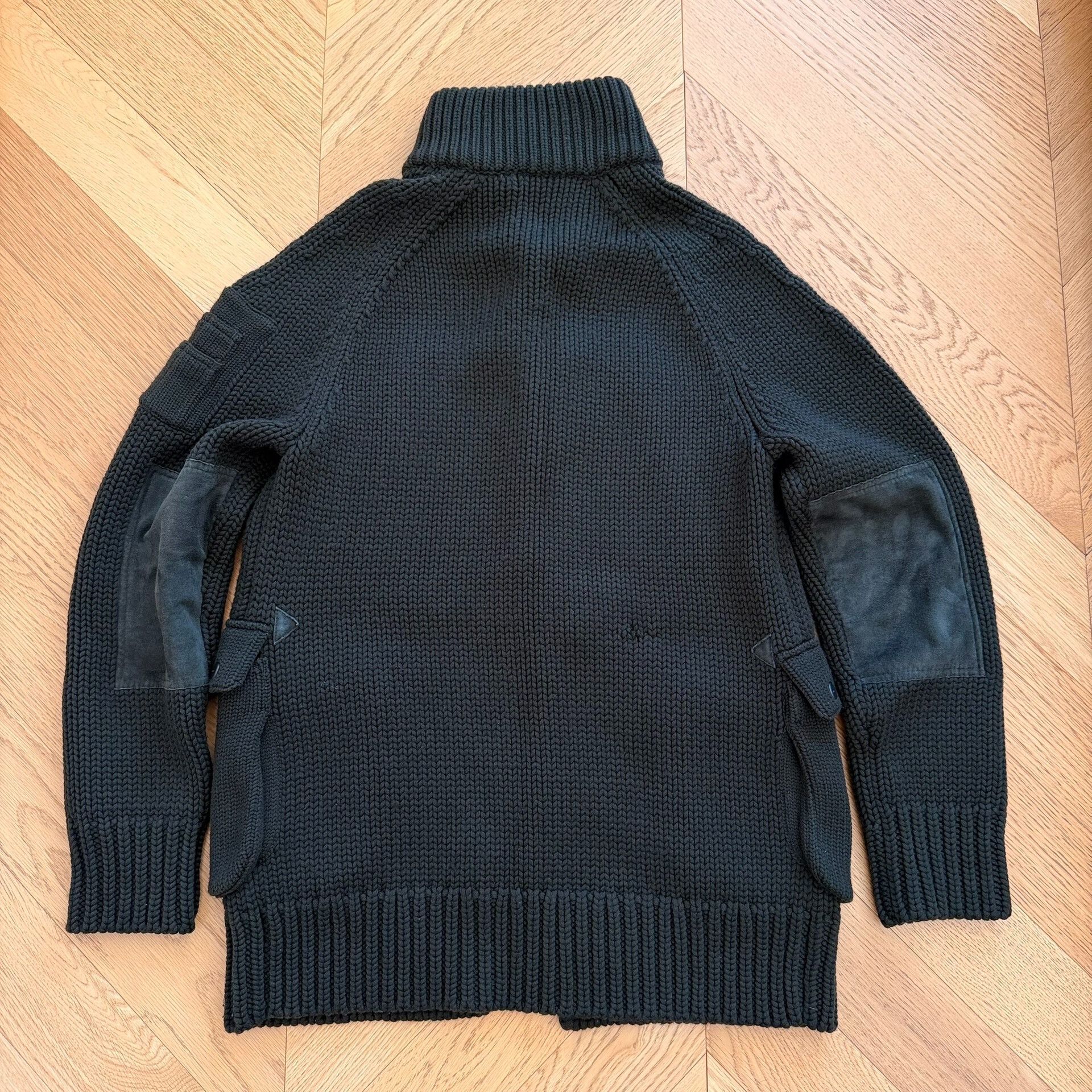 RLX Ralph Lauren Heavy Merino Wool and Leather Jacket Size US M / EU 48-50 / 2 - 2 Thumbnail