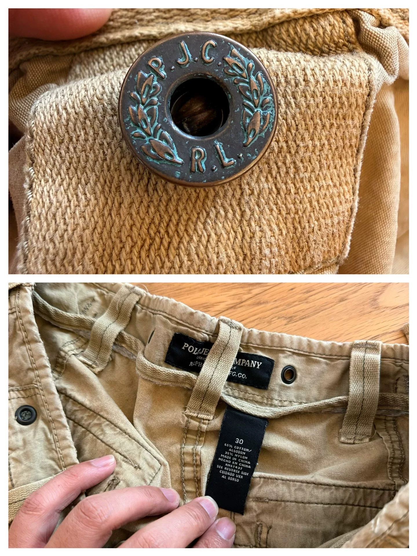 RLX Ralph Lauren Vintage RL Outdoor Cargo Shorts Size US 30 / EU 46 - 9 Thumbnail
