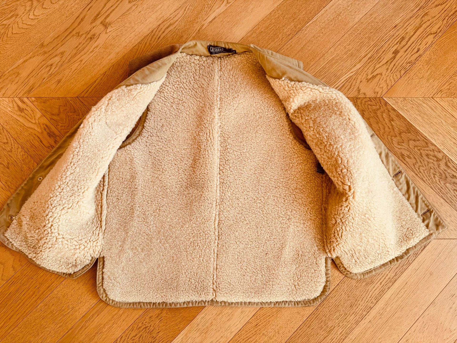 RLX Ralph Lauren Vintage Heavyweight Shearling Vest Coat Size US M / EU 48-50 / 2 - 2 Thumbnail