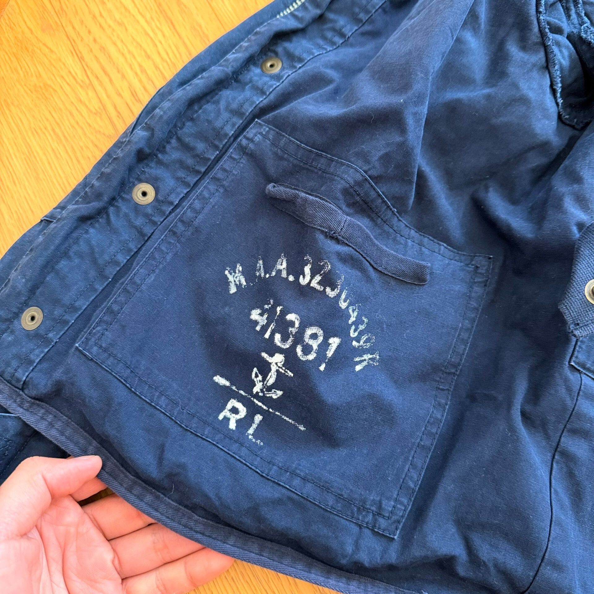 Rugby Ralph Lauren Early Rugby Blue Hooded Jacket Size US S / EU 44-46 / 1 - 6 Thumbnail