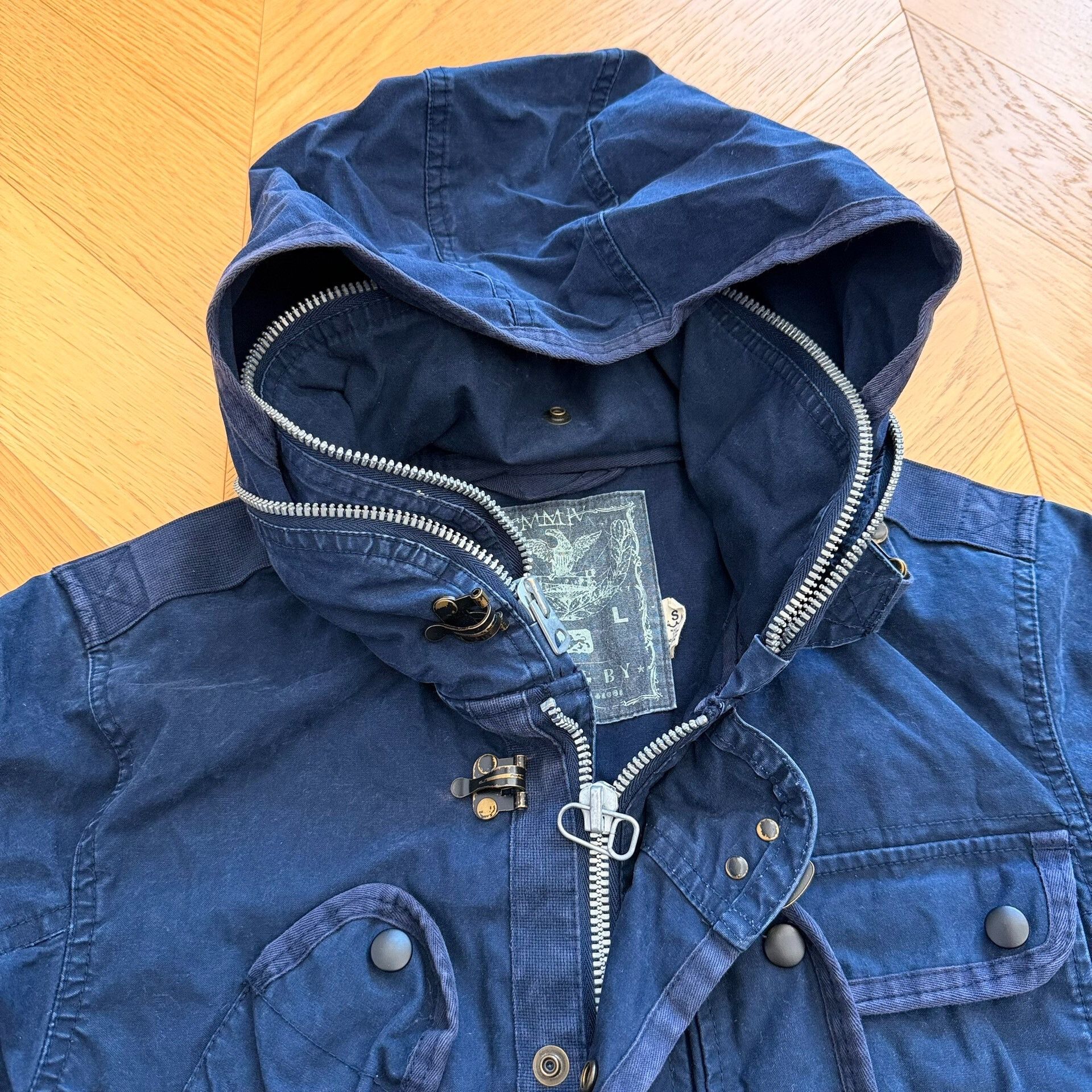 Rugby Ralph Lauren Early Rugby Blue Hooded Jacket Size US S / EU 44-46 / 1 - 8 Thumbnail