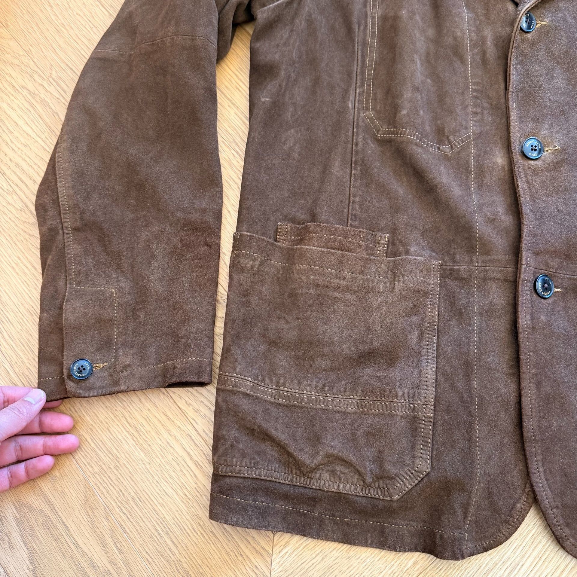 RLX Ralph Lauren Vintage Suede Outdoor Sports Jacket Size US XL / EU 56 / 4 - 5 Thumbnail