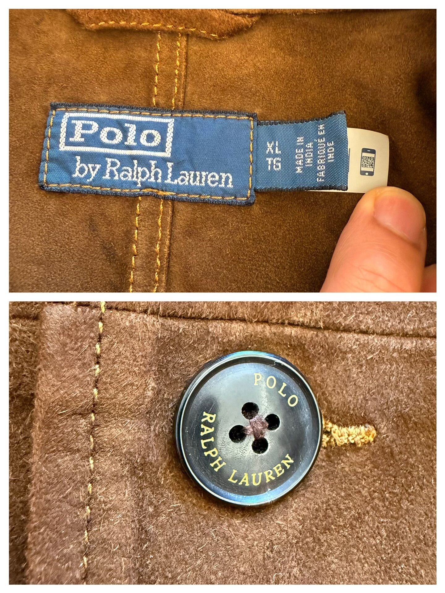 RLX Ralph Lauren Vintage Suede Outdoor Sports Jacket Size US XL / EU 56 / 4 - 8 Thumbnail